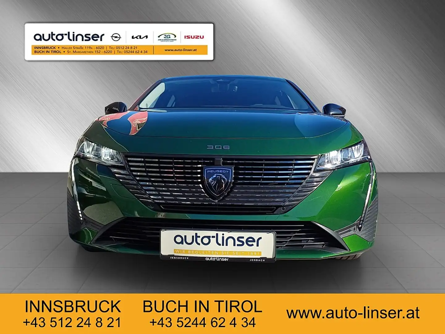 Peugeot 308 PureTech 130 S&S 6-Gang-Manuell Allure Grün - 2
