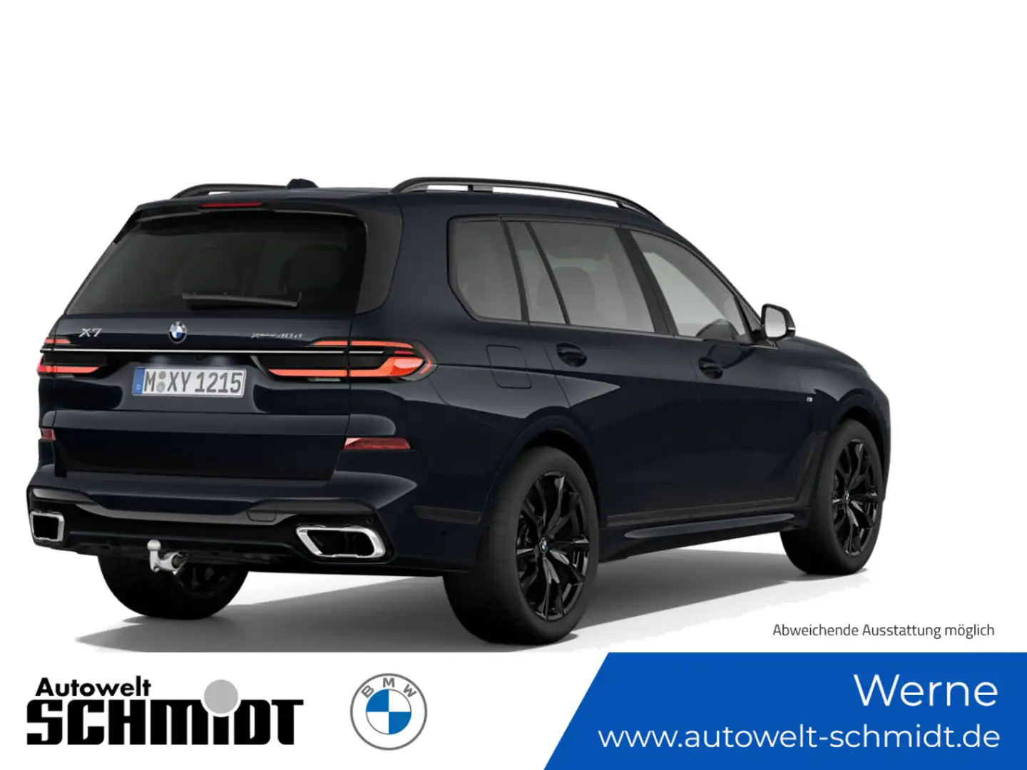 BMW X7 xDrive40d M Sport + GARANTIE-bis-01.2030 Schwarz - 2