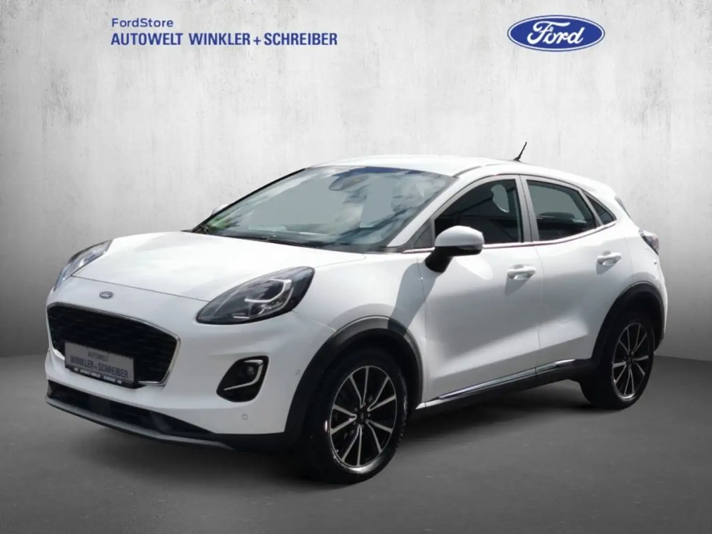 Ford Puma 1.0 EcoBoost Hybrid TITANIUM Weiß - 1