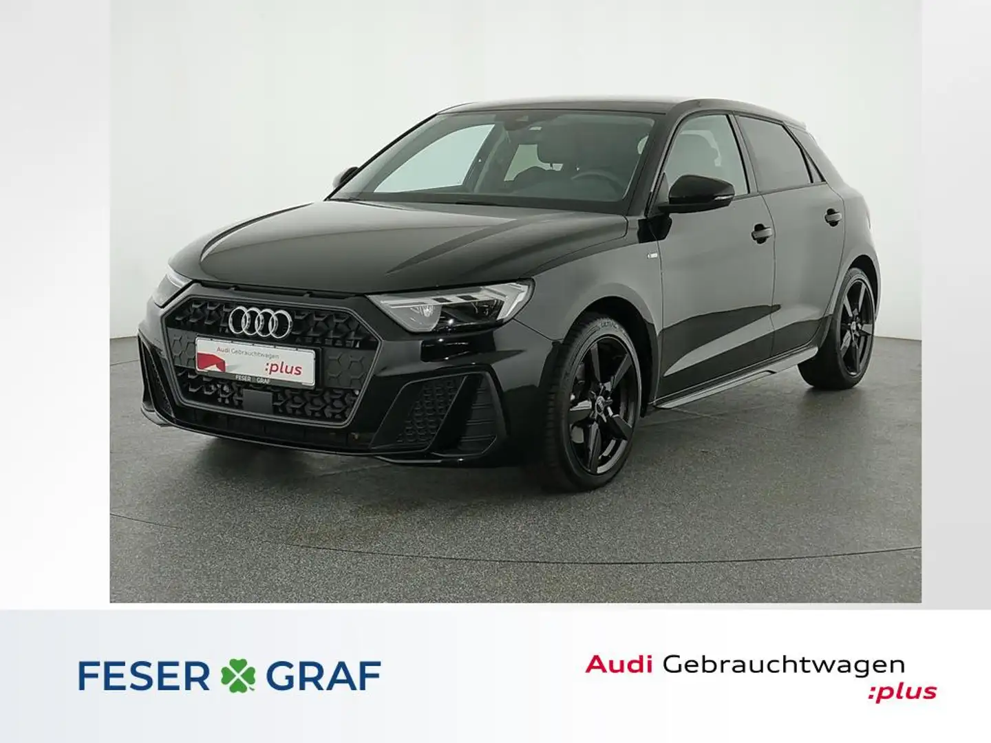 Audi A1 Sportback 30 TFSI S tronic S Line Ext LED, Schwarz - 1
