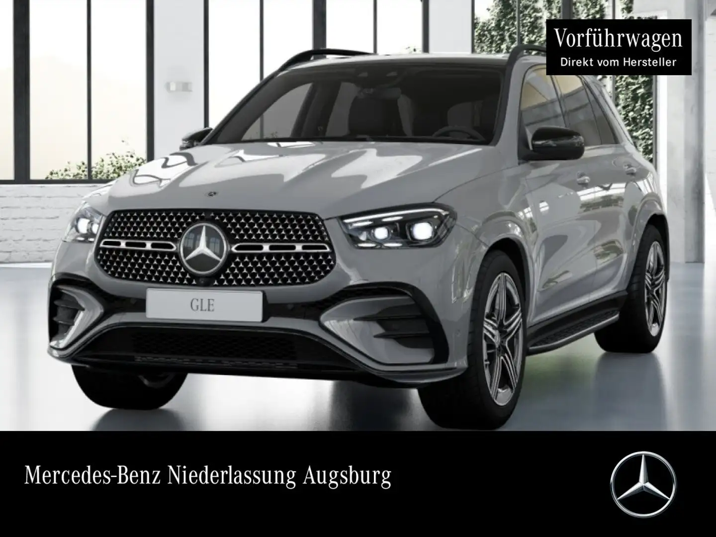 Mercedes-Benz GLE 450 d 4M AMG+NIGHT+PANO+360+AHK+MULTIBEAM+SPUR Grau - 1