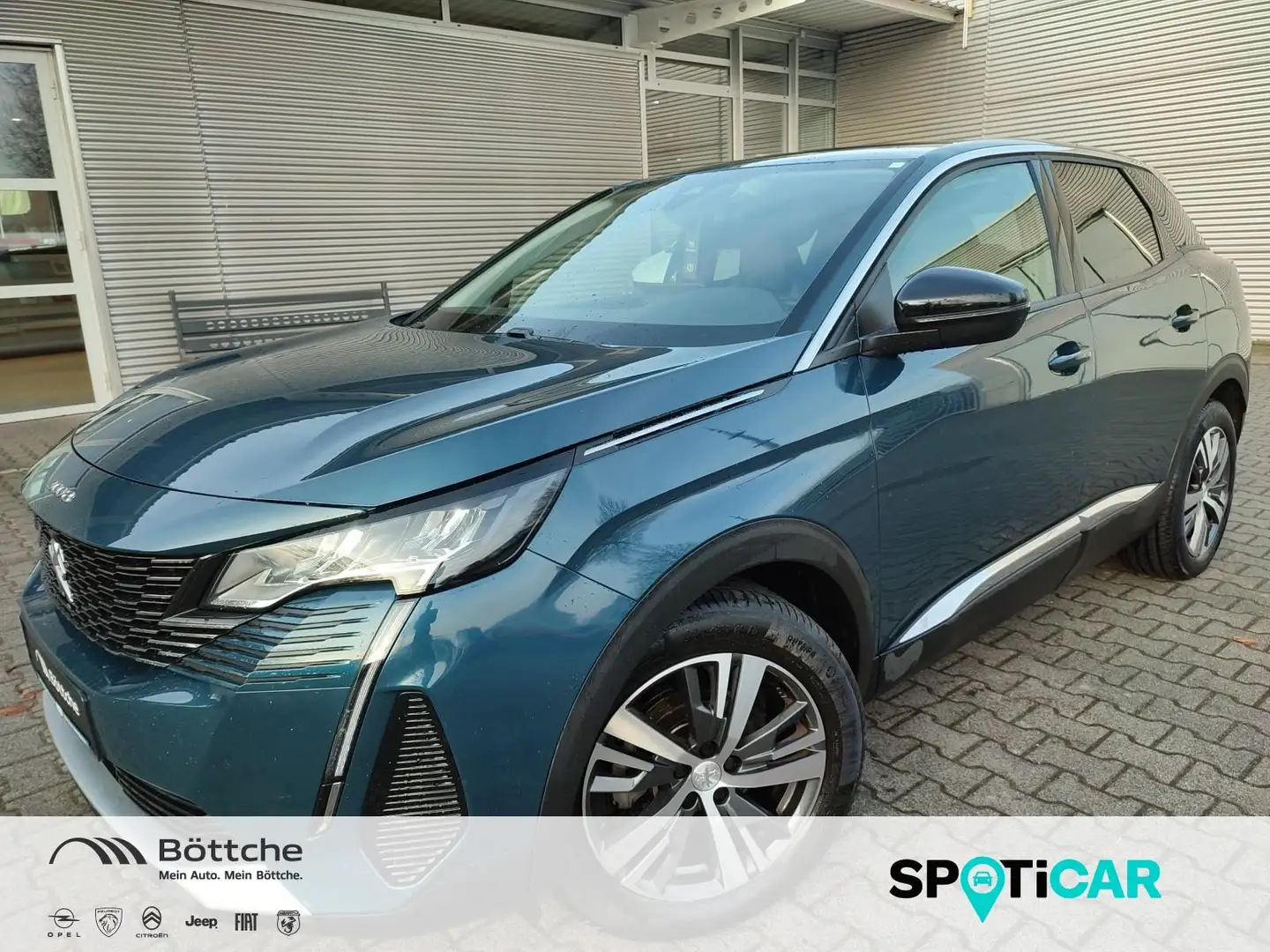 Peugeot 3008 1.5 Blue-HDI FAP,SHZ,Klima,Navi,PDC,Kamera,AHK abn Blauw - 1