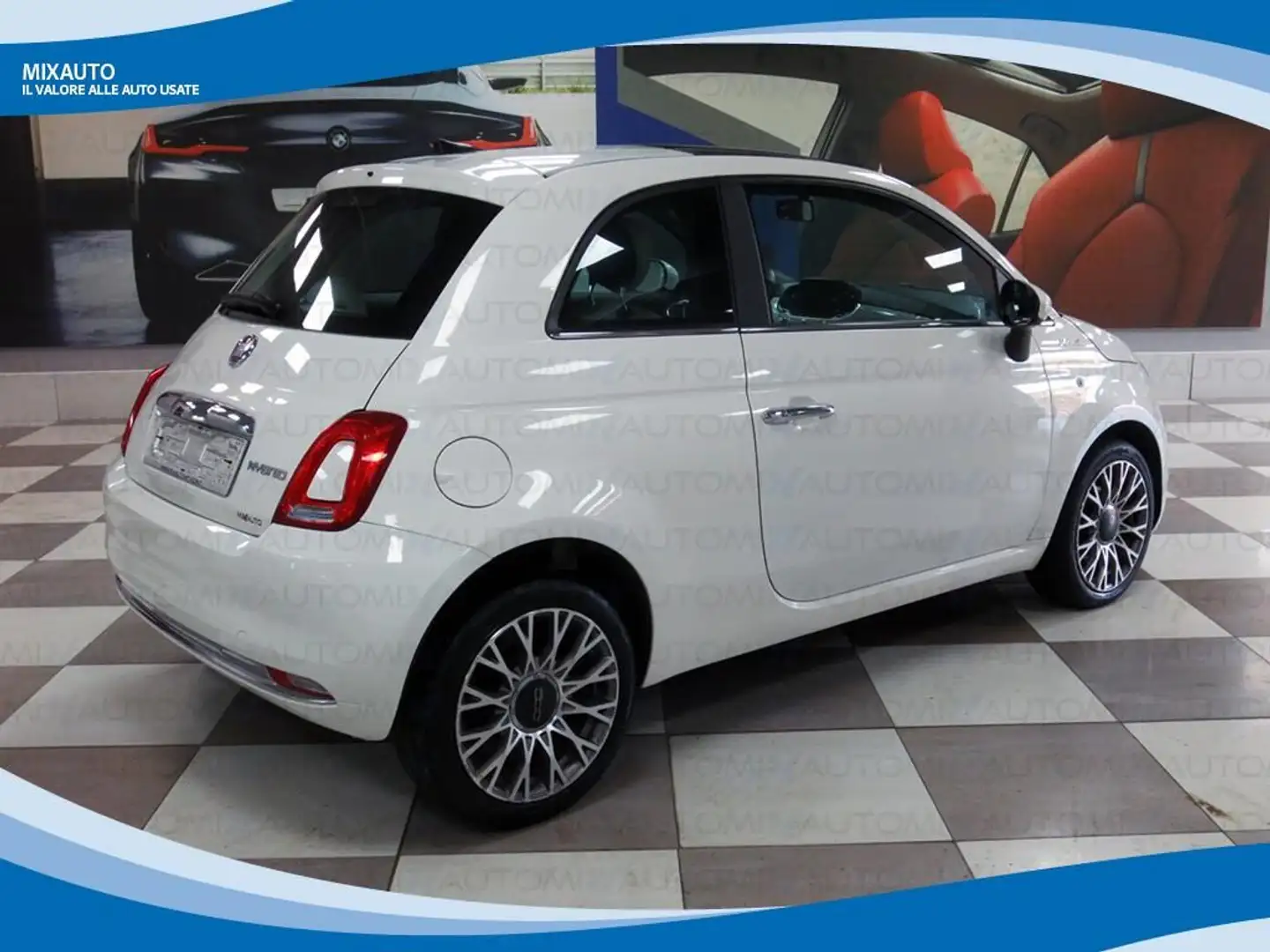 Fiat 500 Hybrid 1.0 70cv Dolcevita EU6 Bianco - 2