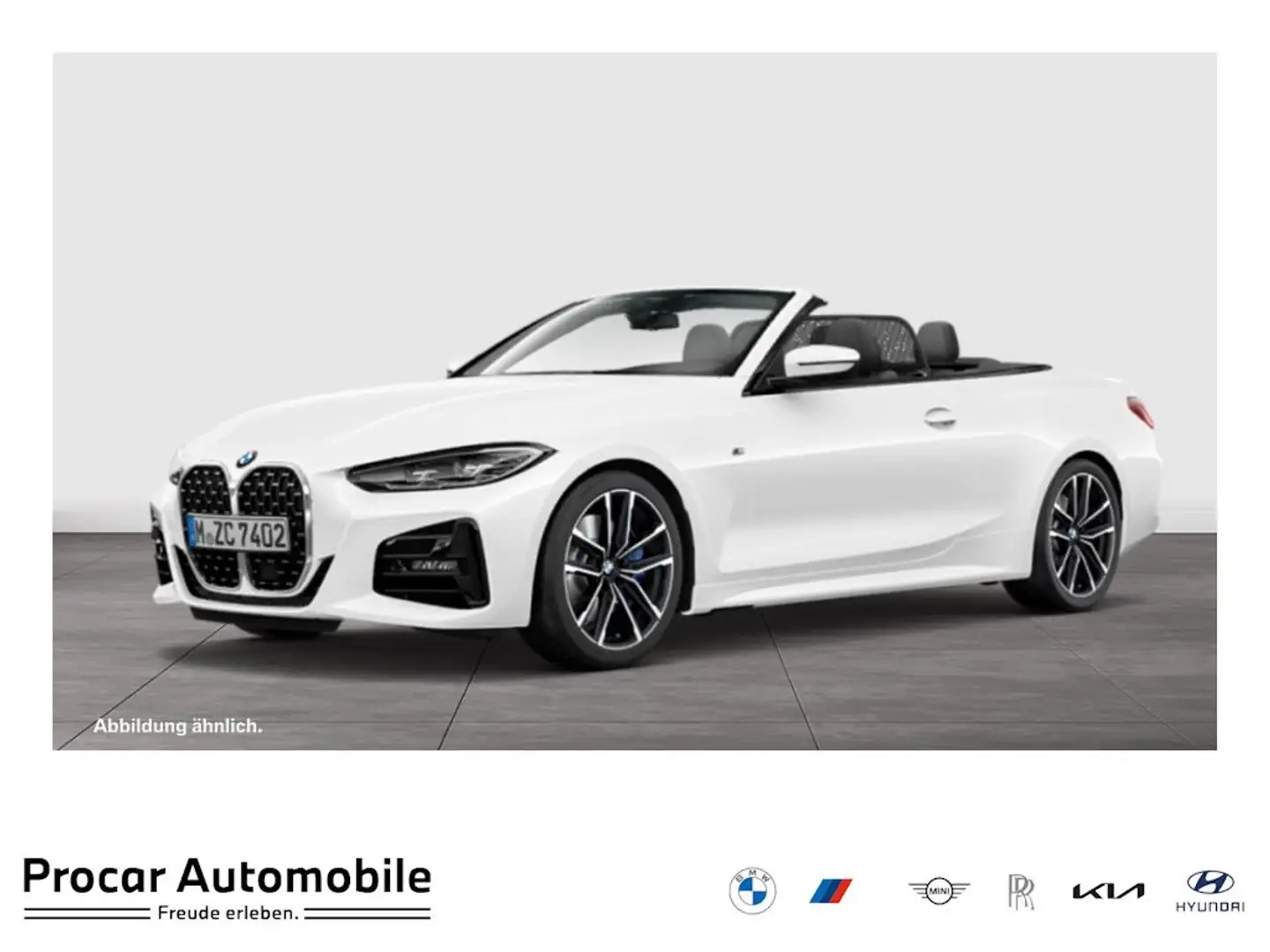 BMW 430 i Cabrio M Sport Head-Up HiFi DAB WLAN RFK Weiß - 1