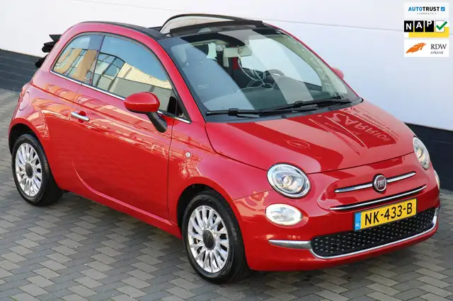 Fiat 500C 0.9 TwinAir Turbo Lounge Navi Leder Airco NAP !!