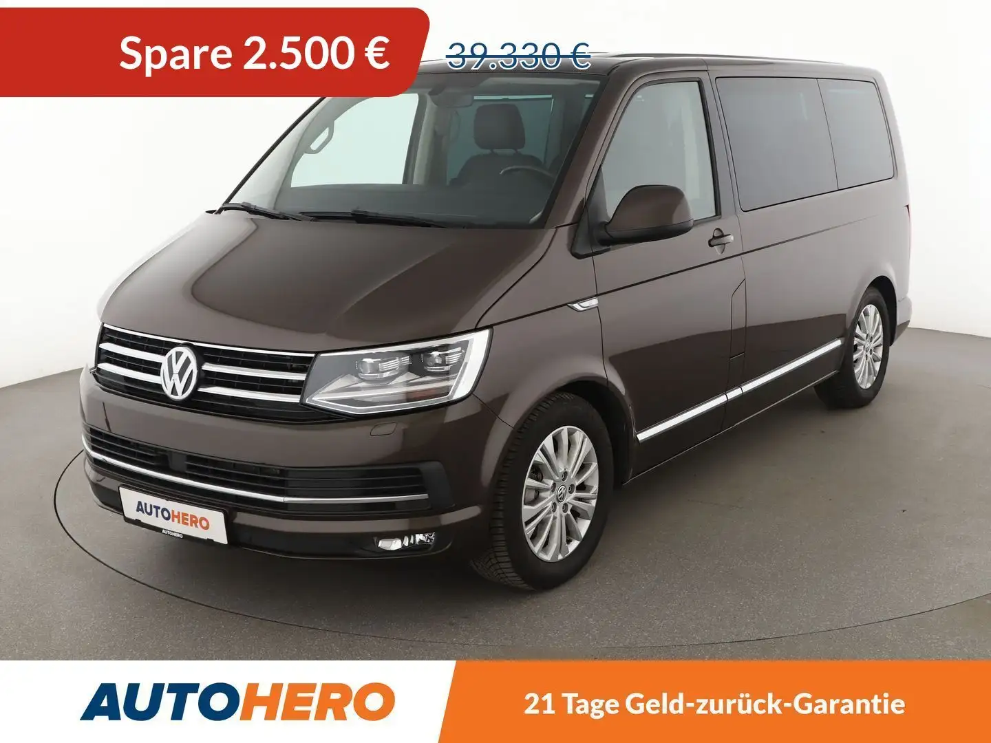 Volkswagen T6 Multivan 2.0 TDI Generation Six Aut.*LED*ACC*PDC*SHZ* Brun - 1