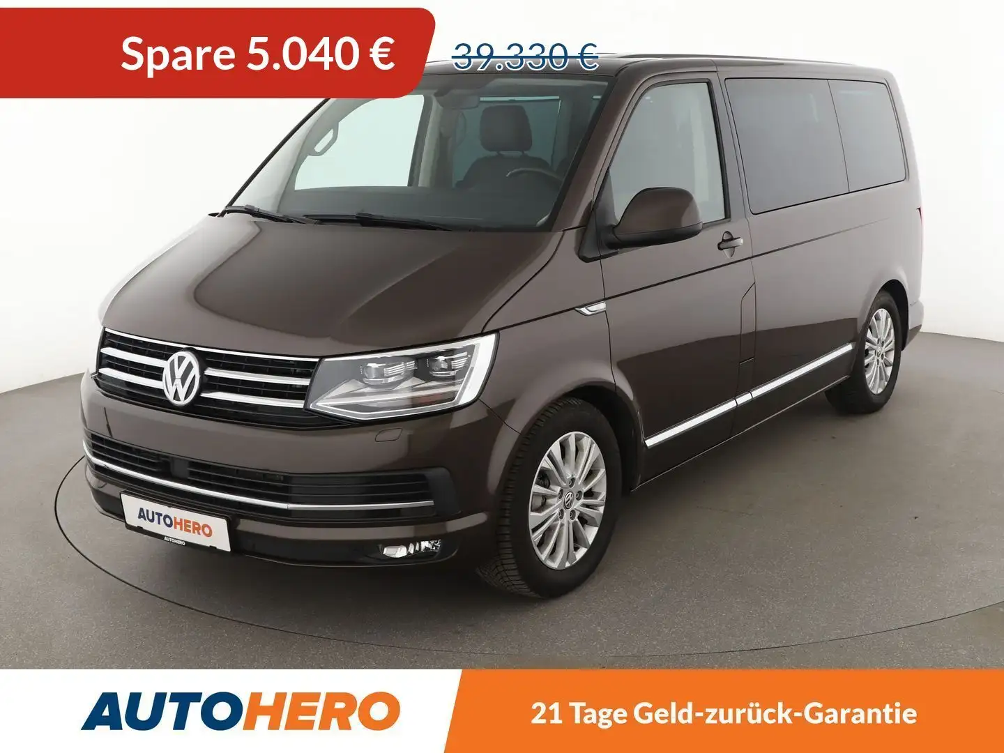 Volkswagen T6 Multivan 2.0 TDI Generation Six Aut.*LED*ACC*PDC*SHZ* Коричневий - 1