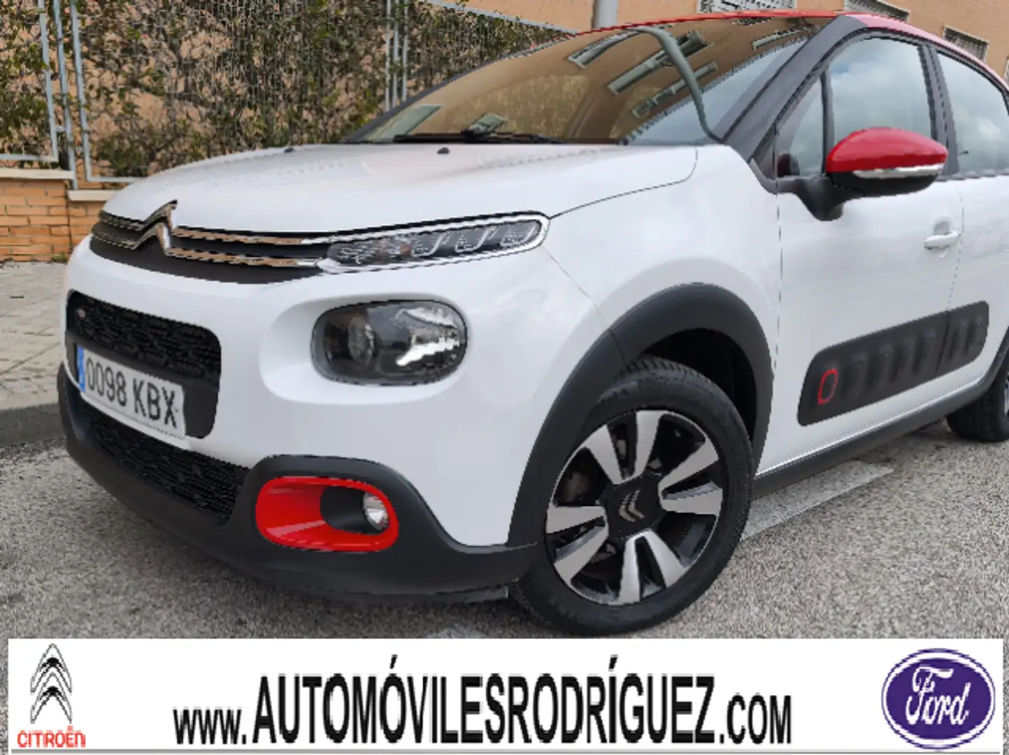 Citroen C3 1.2 PureTech S&S Feel EAT6 110 Blanc - 1