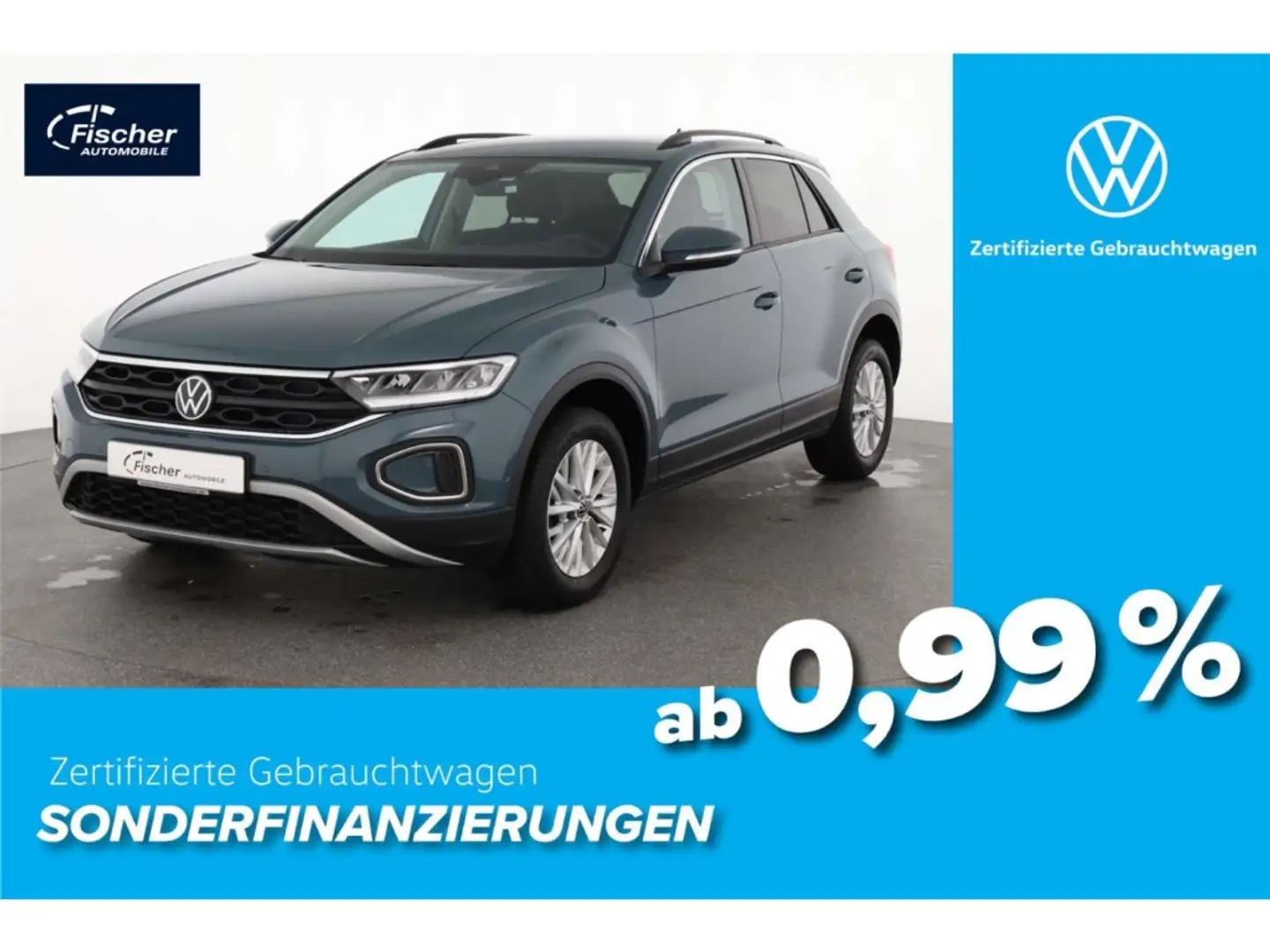 Volkswagen T-Roc 1.0 TSI Life 6-Gg. NAV/LED/App-Connect Blau - 1