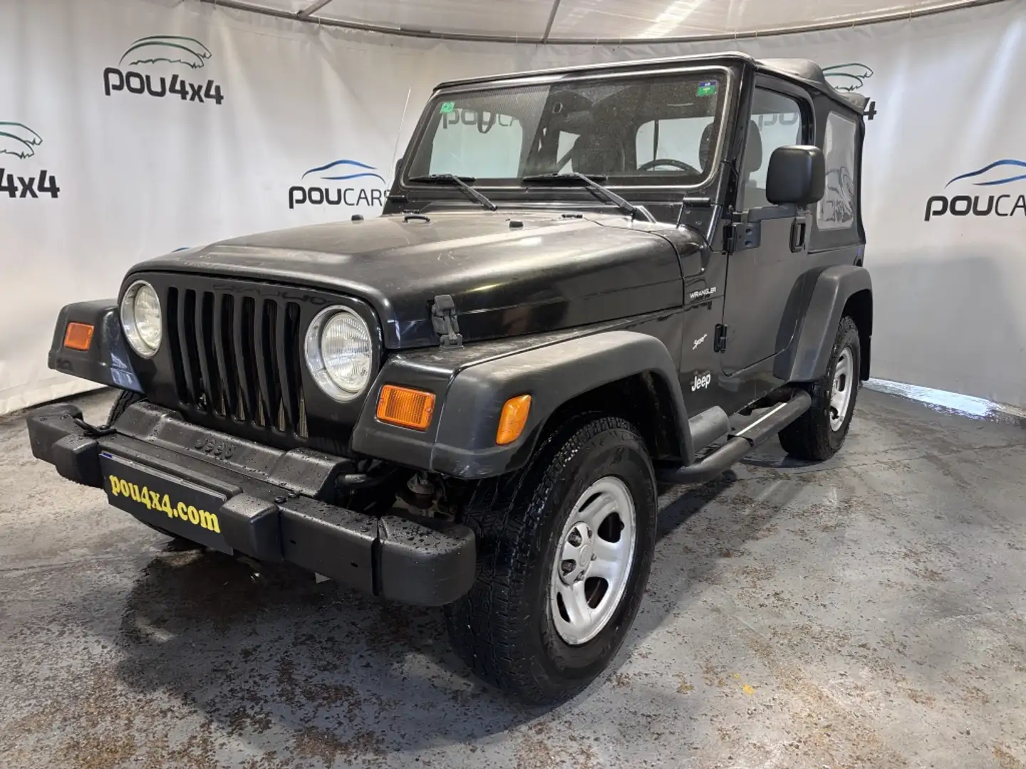Jeep Wrangler 2.5 Sport Techo Lona Negro - 1