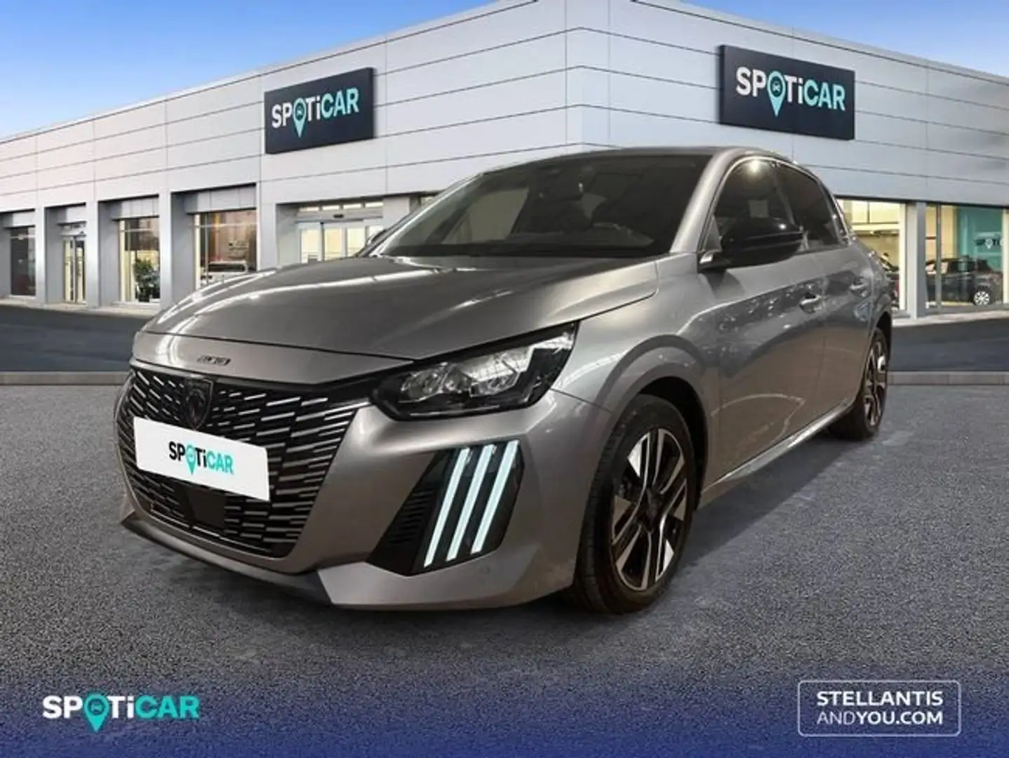 Peugeot 208 Gasolina 100 S&S 6 Vel. MAN Allure Gris - 1