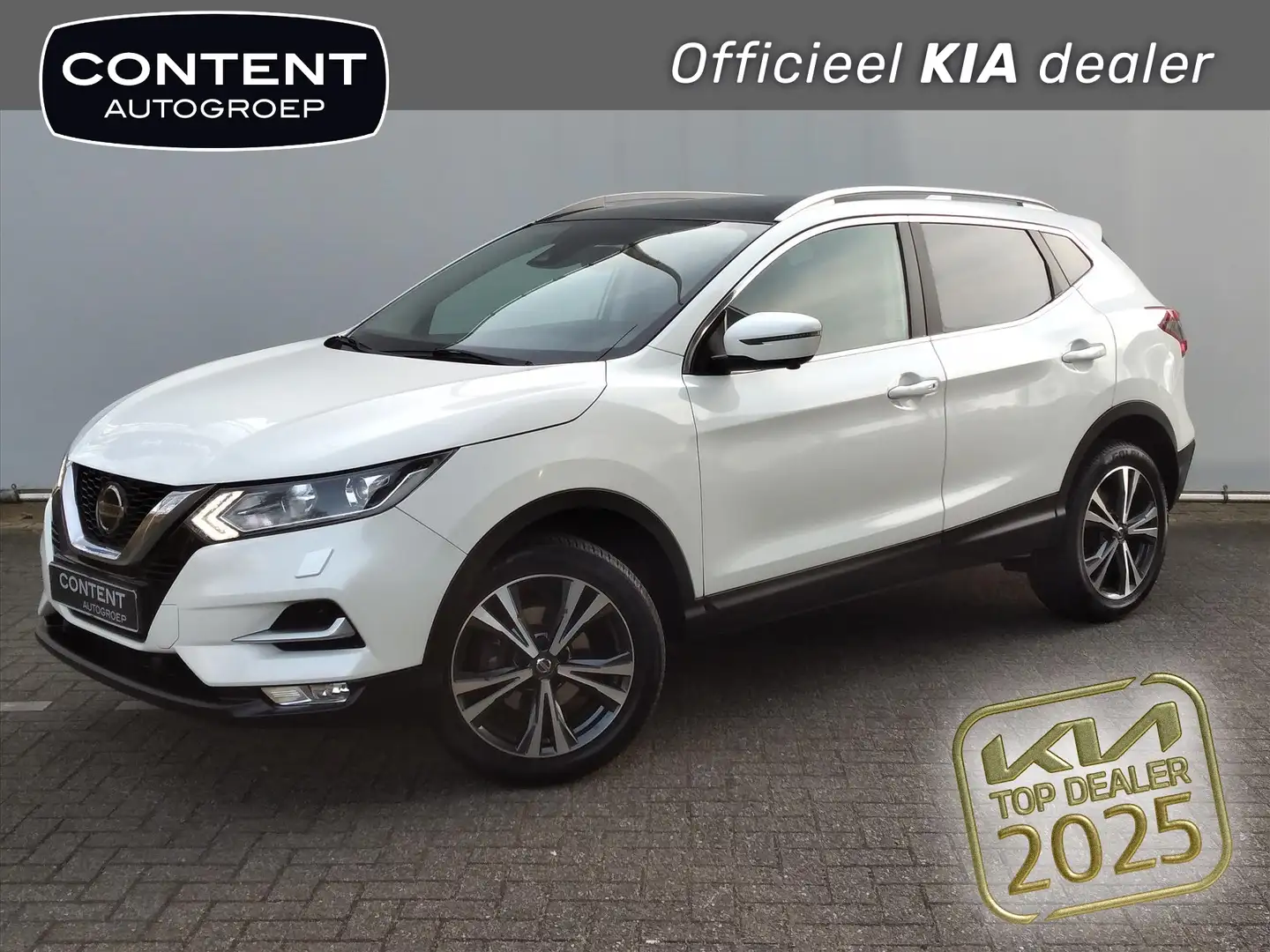 Nissan Qashqai 1.2 DIG-T 115pk N-Connecta |Panoramadak Blanco - 1