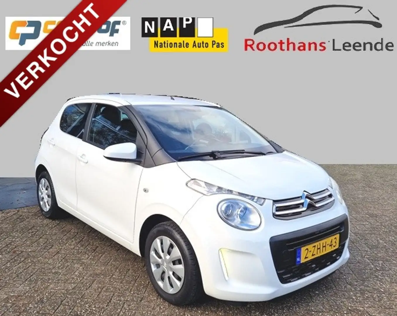 Citroen C1 1.0 e-VTi 68PK 5Drs FEEL Wit - 1