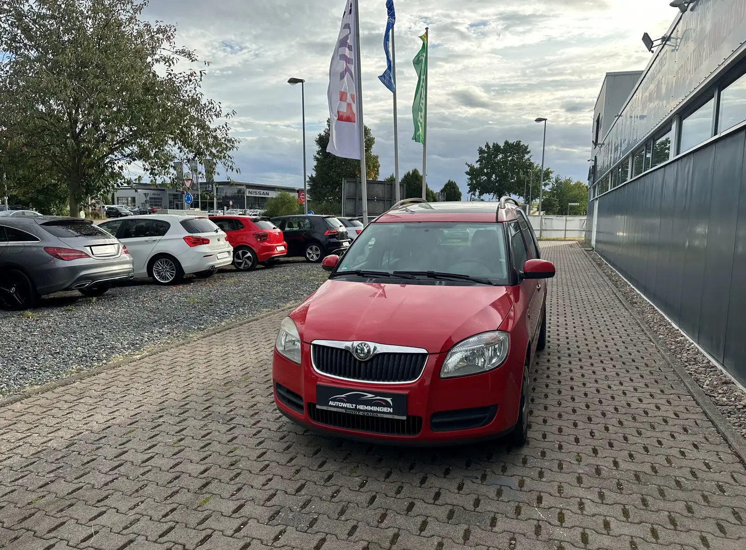 Skoda Roomster 1.2 Style Plus Edition*MOTORSCHADEN*EXPORT*GEWERBE Rot - 2