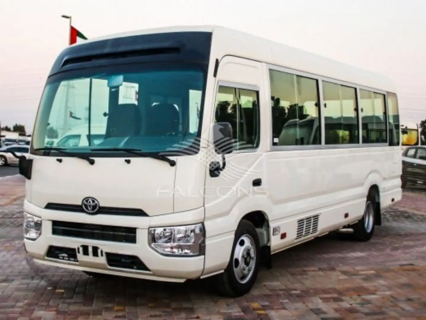 Toyota Coaster 2022 Diesel 4.2L Manual T 23 PL * EXPORT ONLY Weiß - 1
