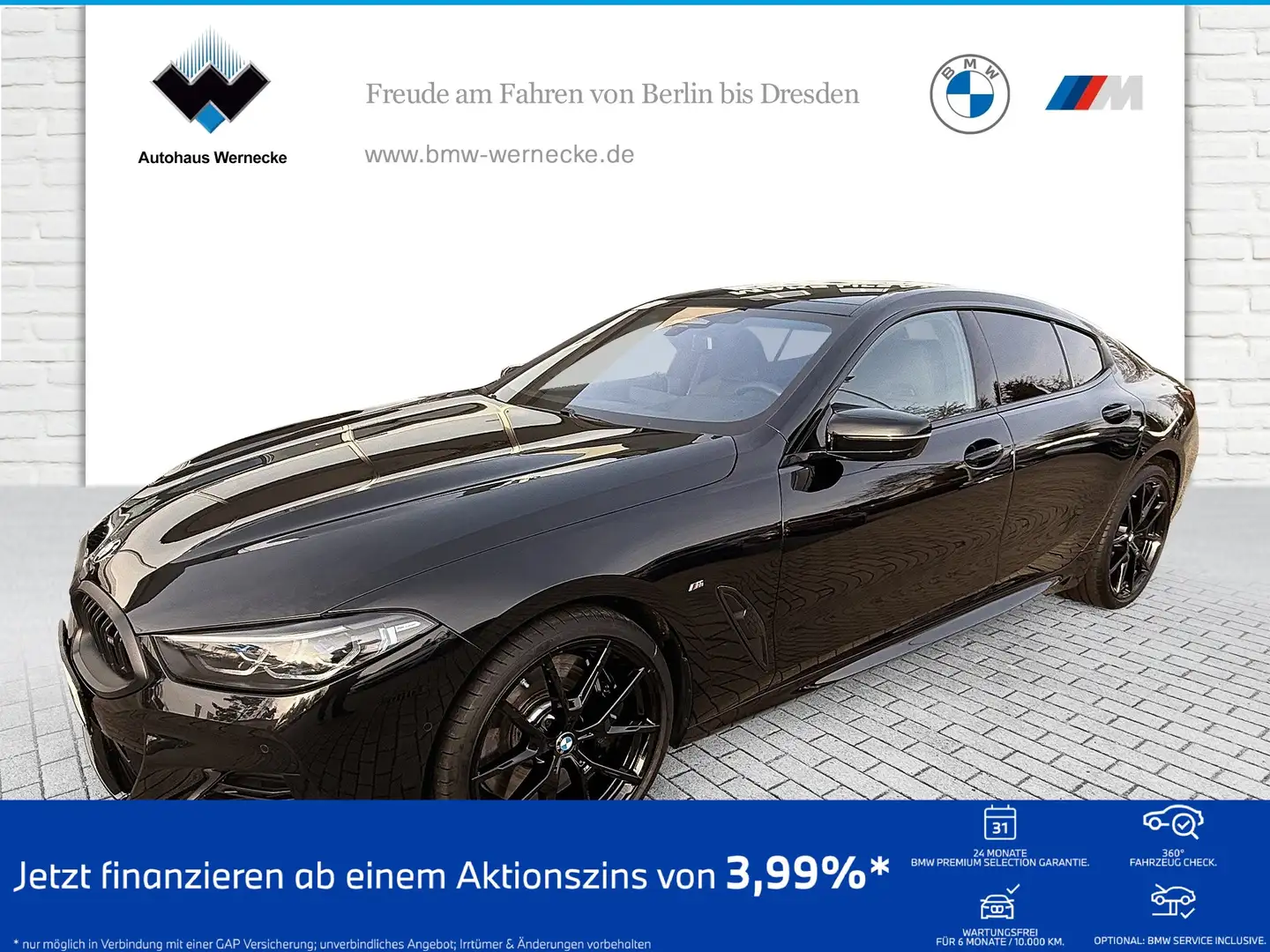 BMW M850 i xDrive Gran Coupé B&W Surround DAB WLAN Schwarz - 1