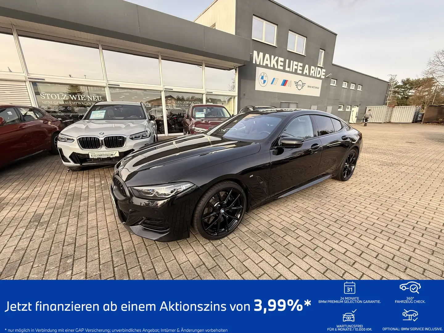 BMW M850 i xDrive Gran Coupé B&W Surround DAB WLAN Zwart - 1