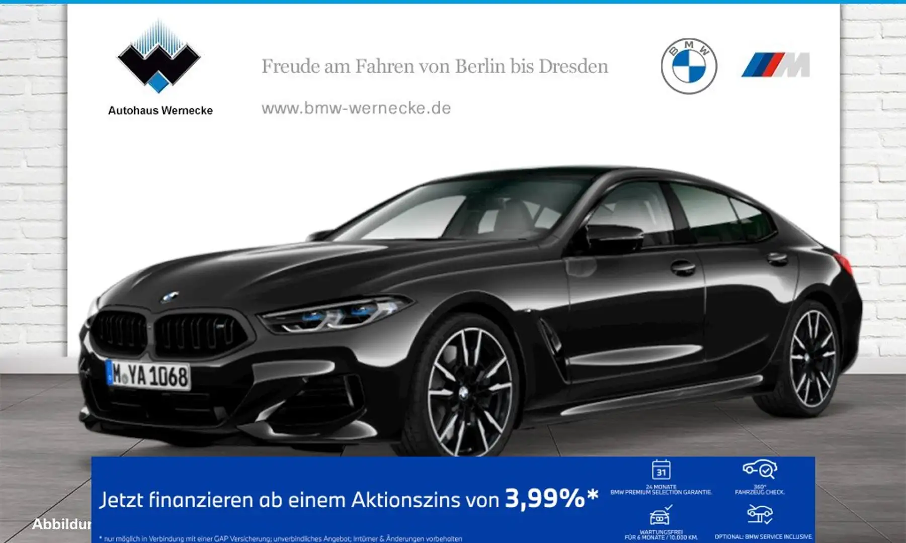BMW M850 i xDrive Gran Coupé B&W Surround DAB WLAN Schwarz - 1