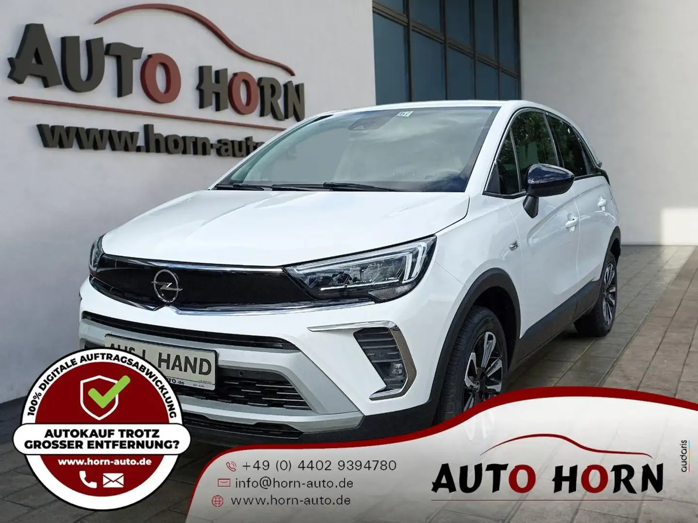 Opel Crossland 1.2 Elegance*Kamera*Navi*Ergo*LED*PDC Weiß - 1