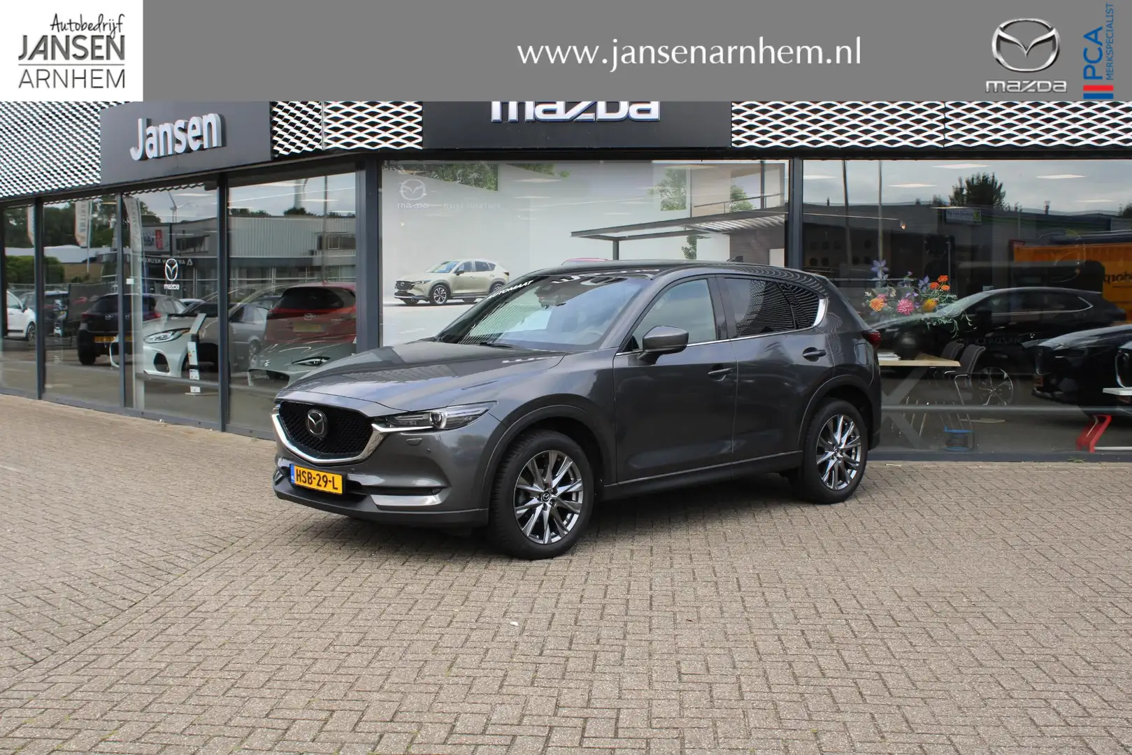 Mazda CX-5 2.5 SkyActiv-G 194 Signature , Automaat, Trekhaak, Grijs - 1