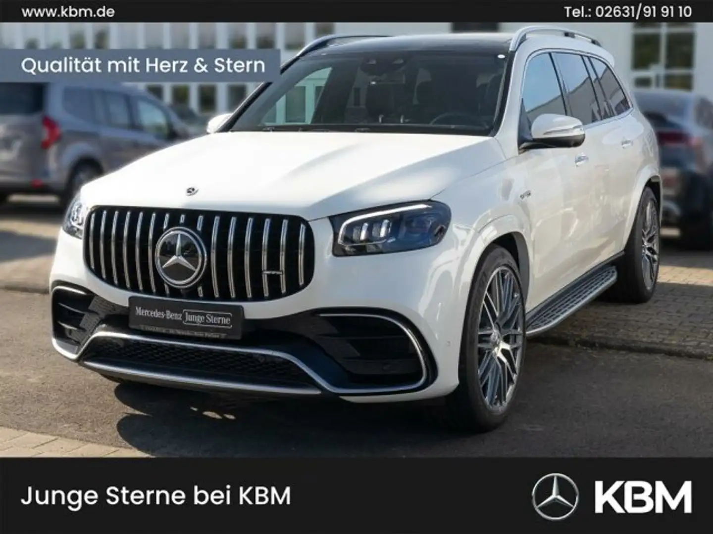 Mercedes-Benz GLS 63 AMG GLS 63 AMG 4M+ DRIVERS-PACK°DISTR°360°MULTI°PANO Weiß - 1