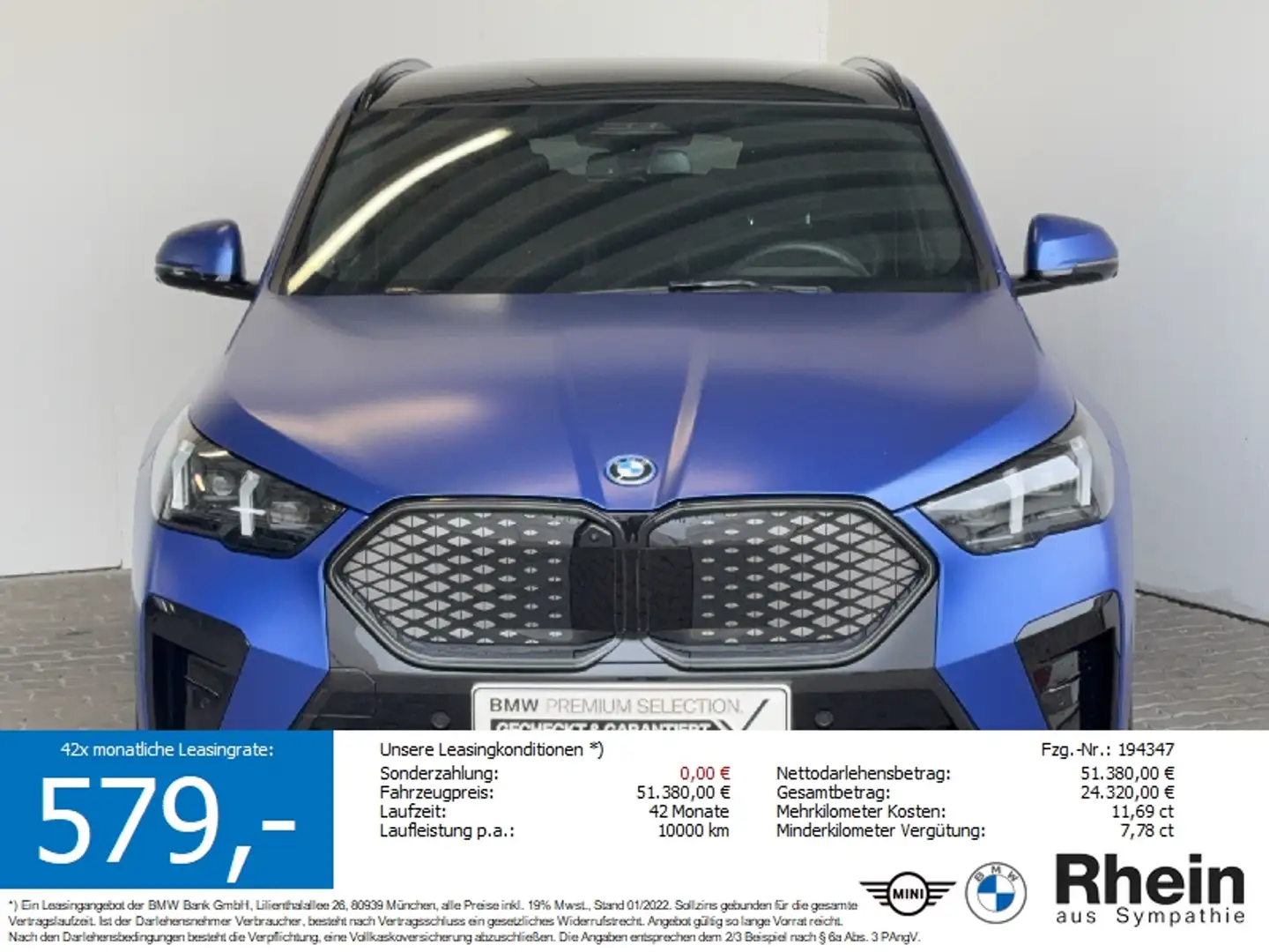 BMW iX2 xDrive30 Aut. M Sport LiveCock.HUD.AHK.GSD. - 1