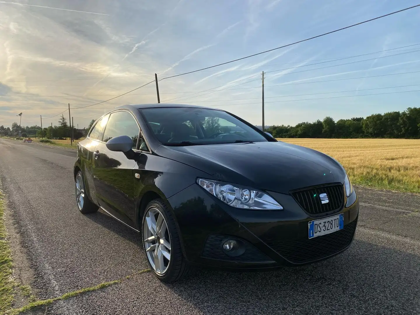 SEAT Ibiza Ibiza IV 2009 Berlina SC 1.4 Style (stylance) Nero - 1