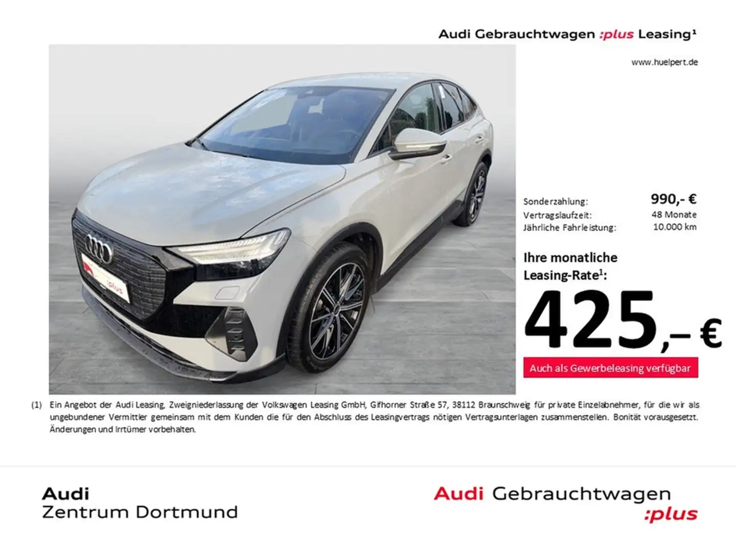 Audi Q4 e-tron Sportback 45 advanced BLACKPAK AHK 20Z Grau - 1