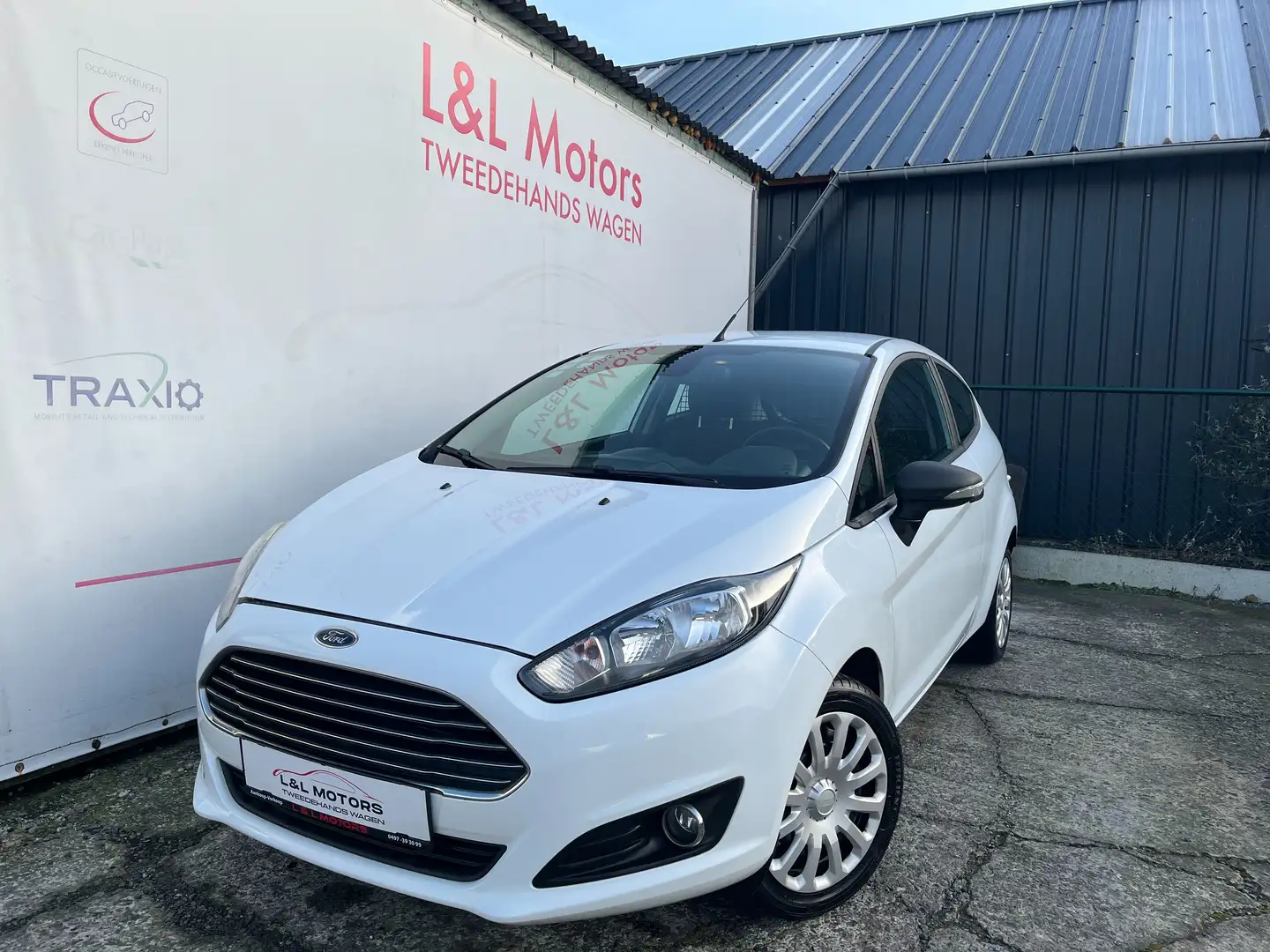 Ford Fiesta 1.5 TDCi Utilitaire 2places Airco **2850€Netto** Wit - 1