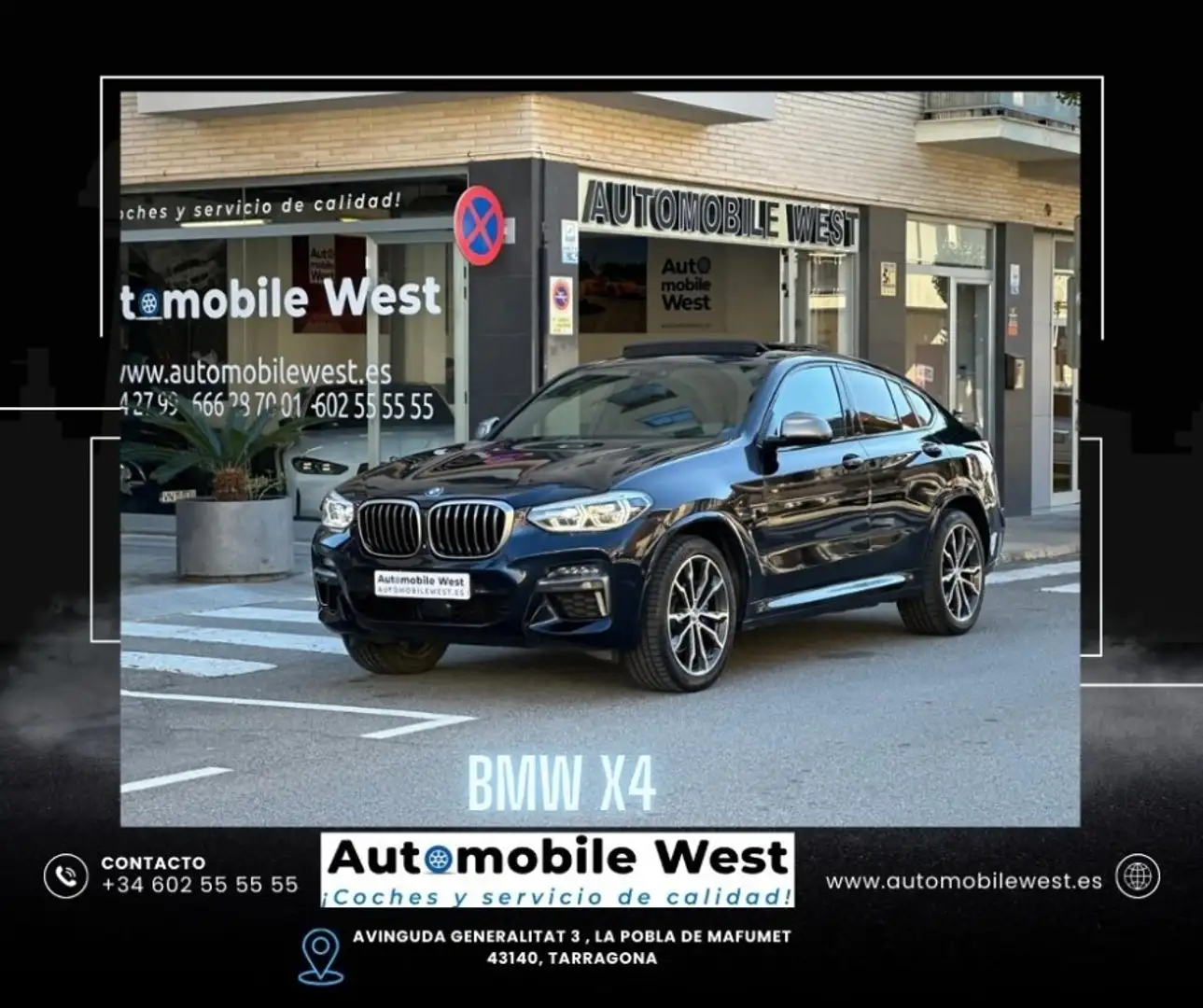 BMW X4 xDrive 25dA Schwarz - 1
