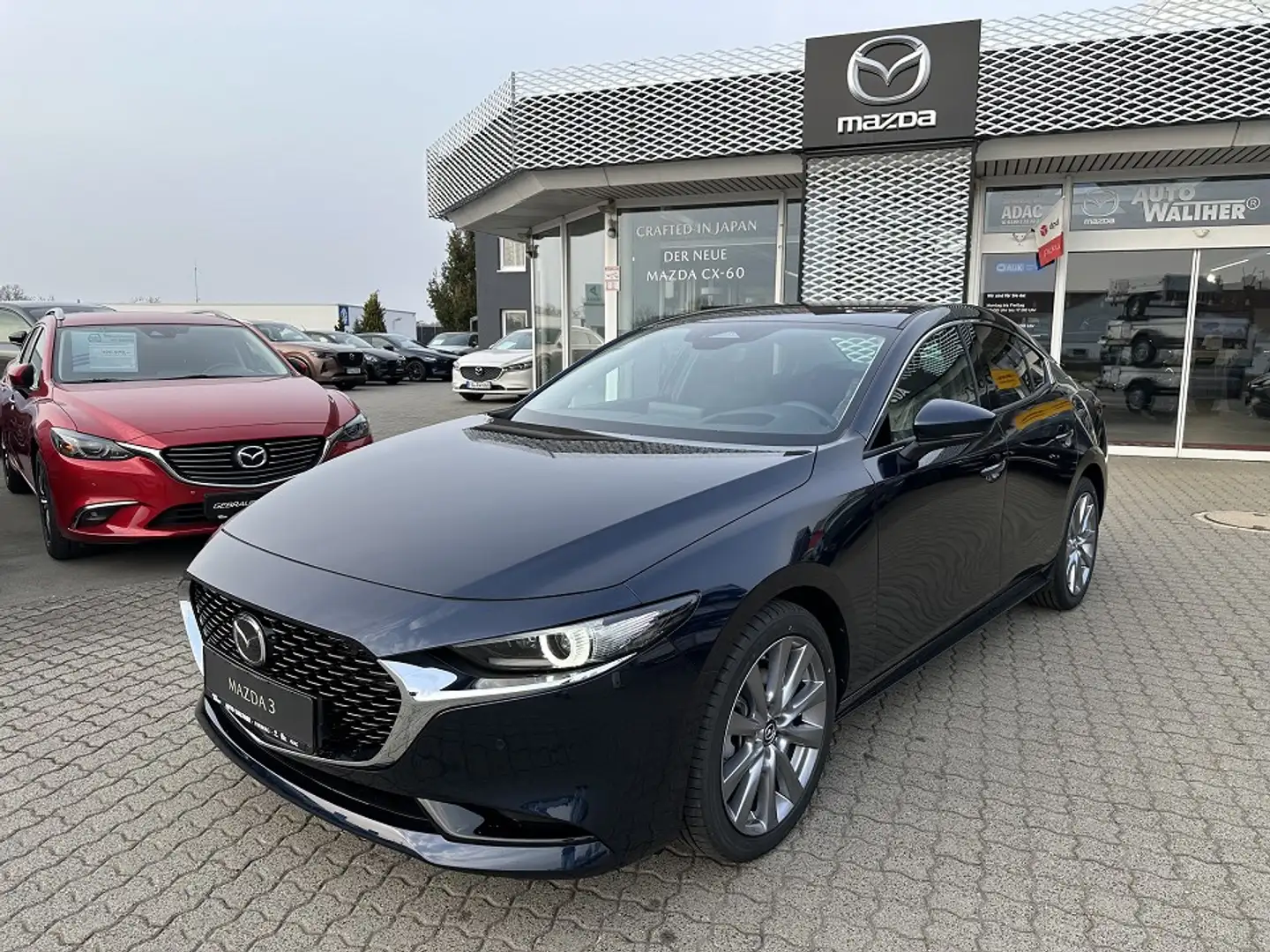 Mazda 3 4SN 2.5L e-SKYACTIV G 140ps 6MT FWD Centre-line DE Blau - 1