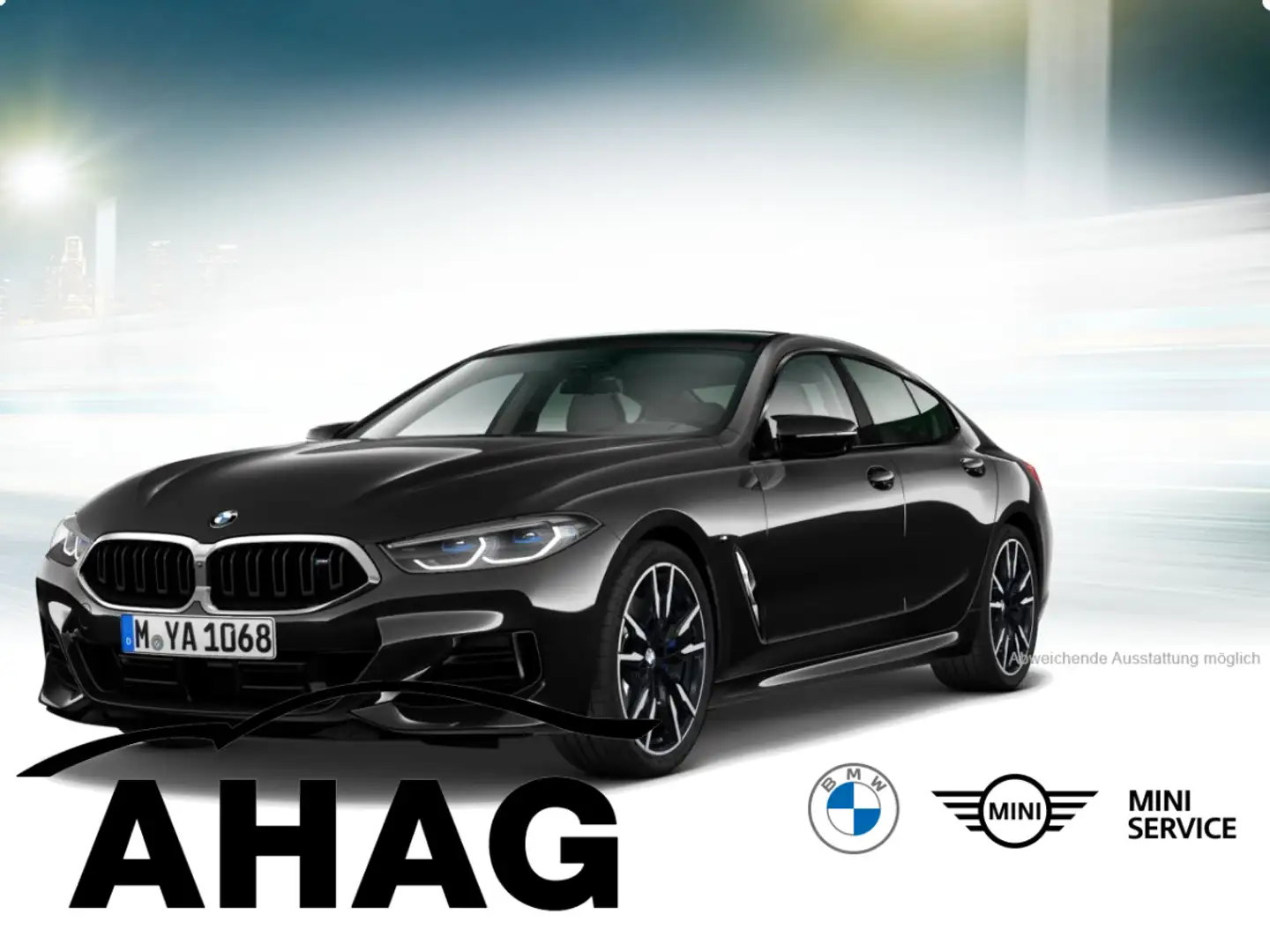 BMW M850 i xDrive Gran Coupe 360 Pano Sitzbelüftung Schwarz - 2