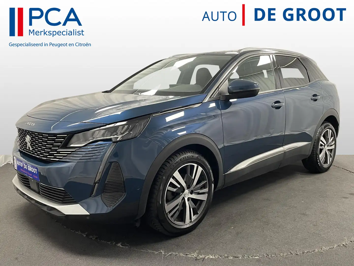 Peugeot 3008 ALLURE PACK 130pk 3D-Dash | Navi+Carplay | Keyless Blauw - 1