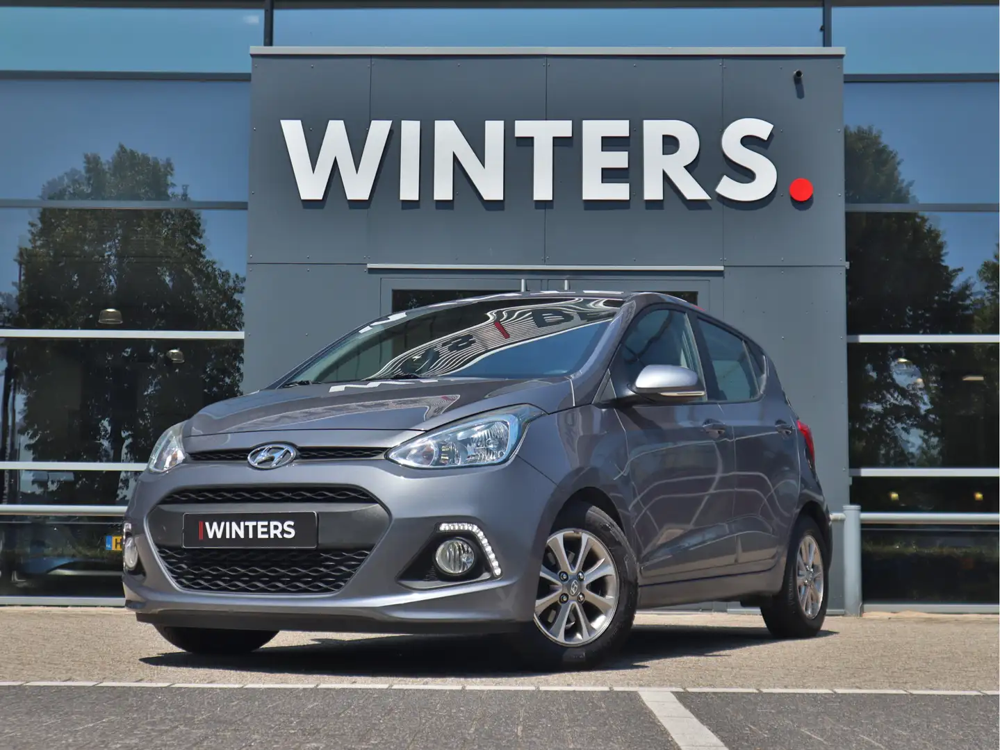Hyundai i10 1.0i i-Motion | Crouse control | Airco | LMV "14 | Grijs - 1
