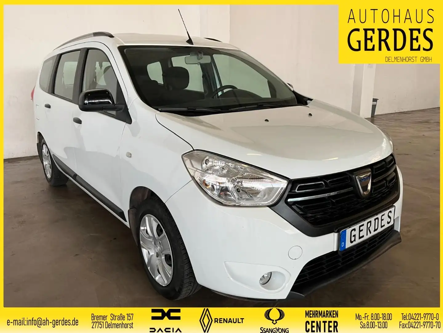 Dacia Lodgy 1.3 Comfort TCe 100 Weiß - 1