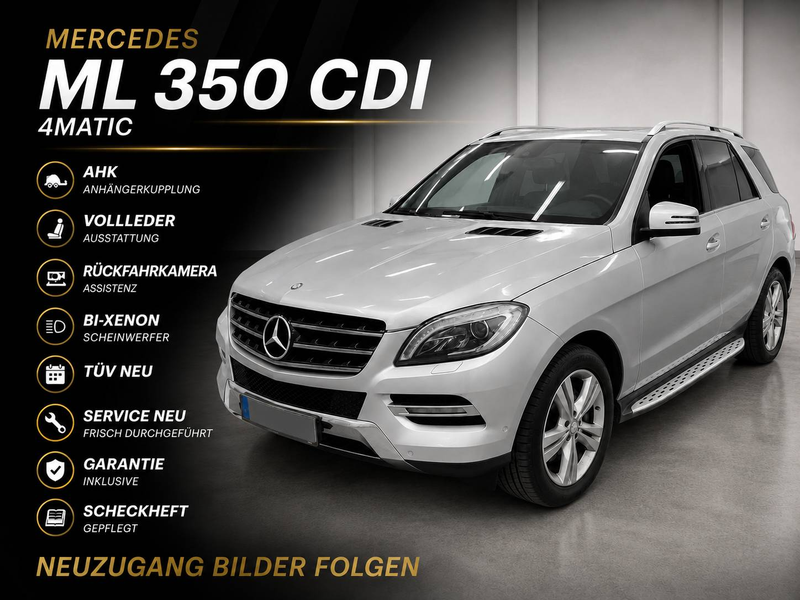 Mercedes-Benz ML 350 CDI,Aut,AHK,Garantie,Sportpaket,RFK,SH,TÜV,Service