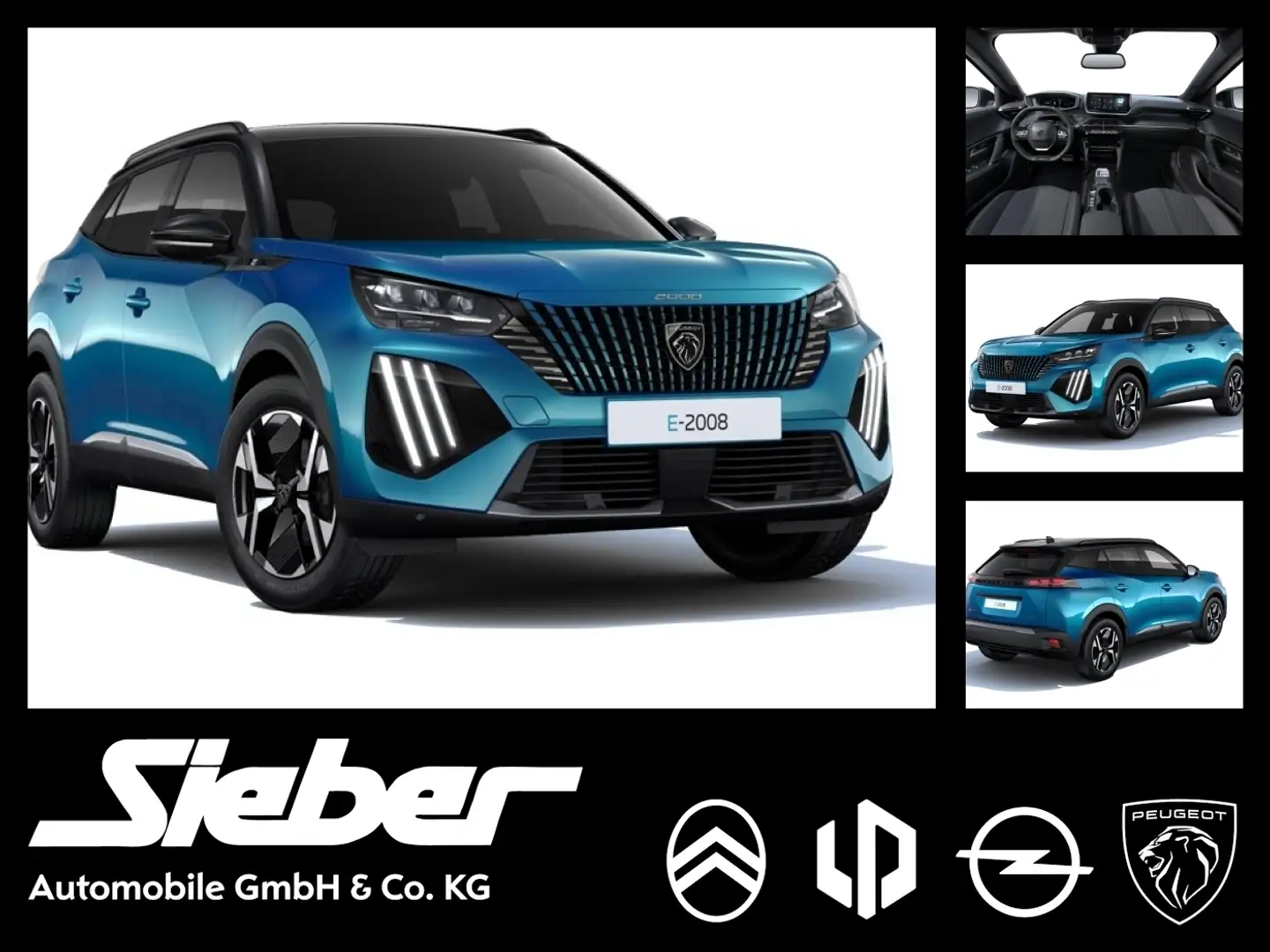 Peugeot 2008 GT Elektro Blau - 1