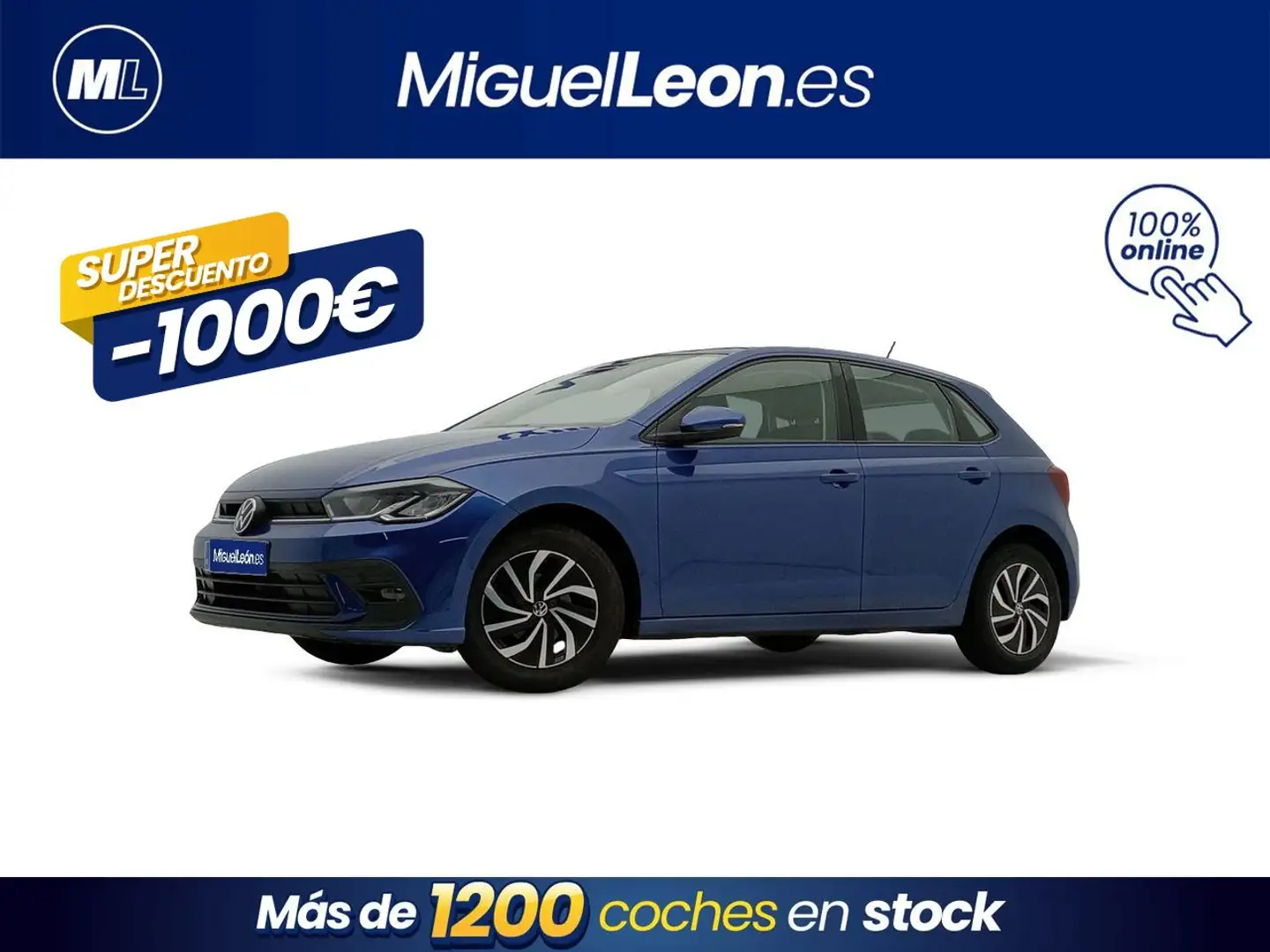 Volkswagen Polo 1.0 TSI Life 70kW Azul - 1