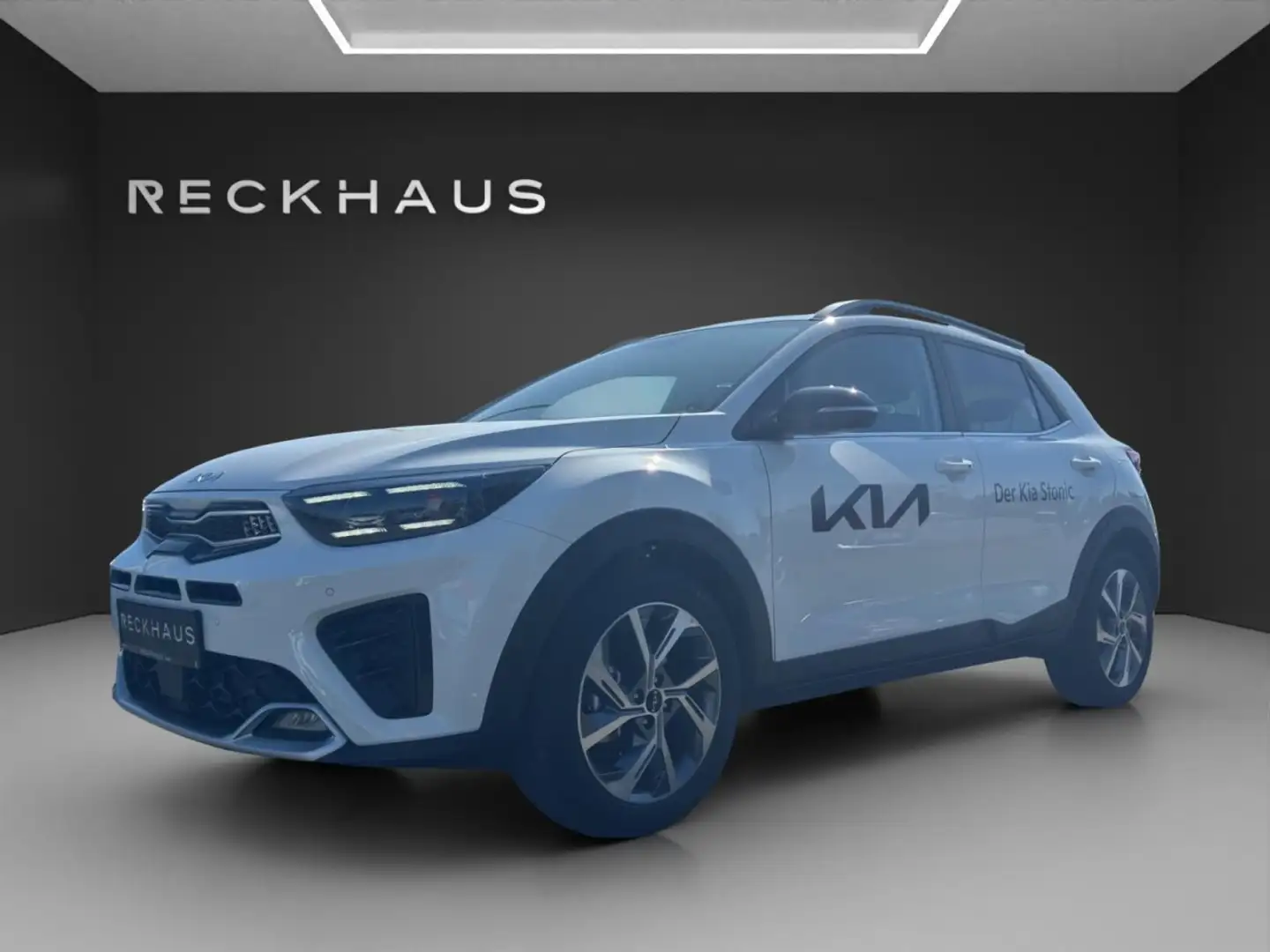 Kia Stonic 1.0T 48V DCT GT-LINE TECHNIK GLASDACH Klima Navi Weiß - 1