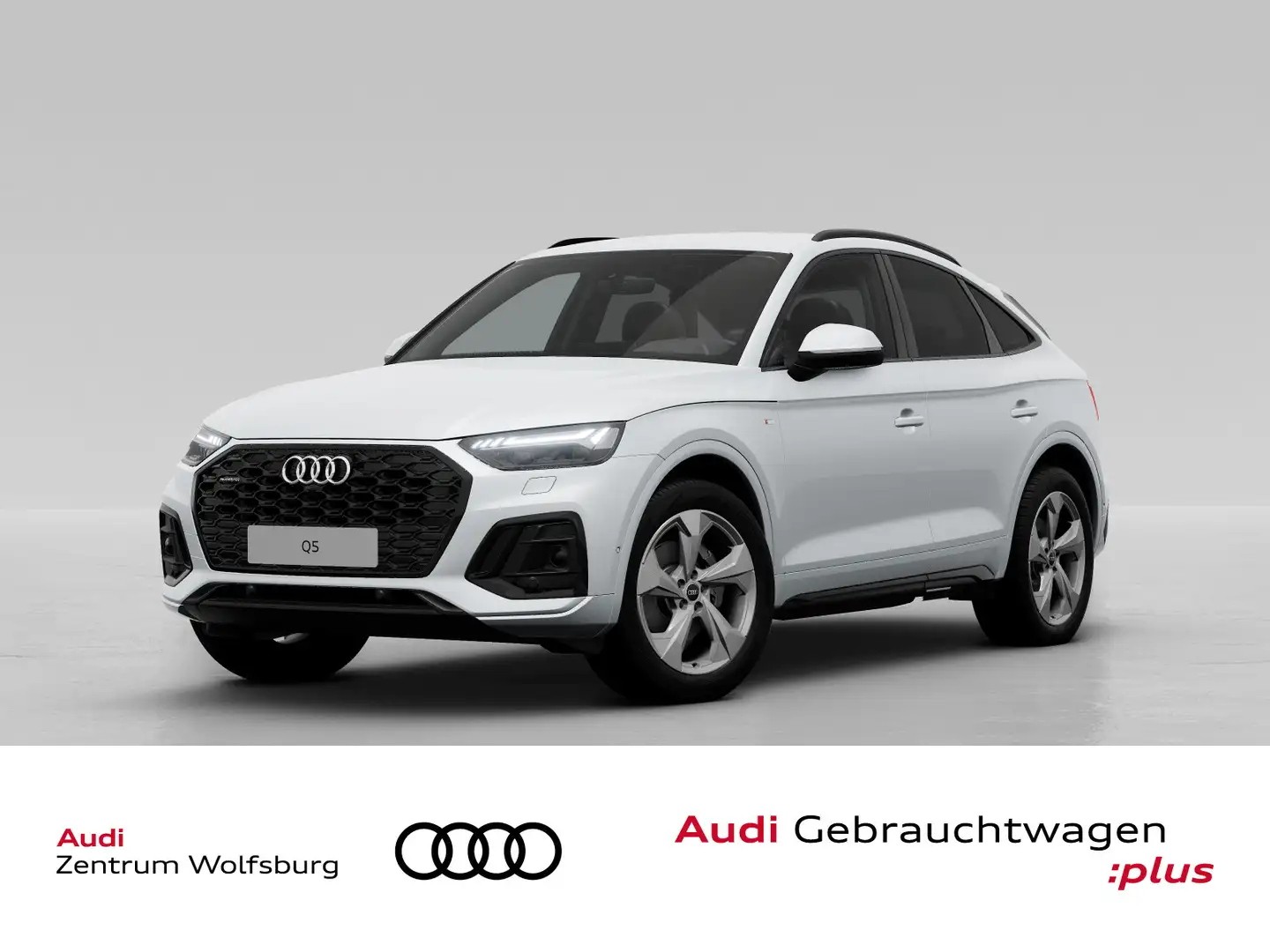 Audi Q5 45 TFSI quattro S tronic S line AHK Weiß - 1