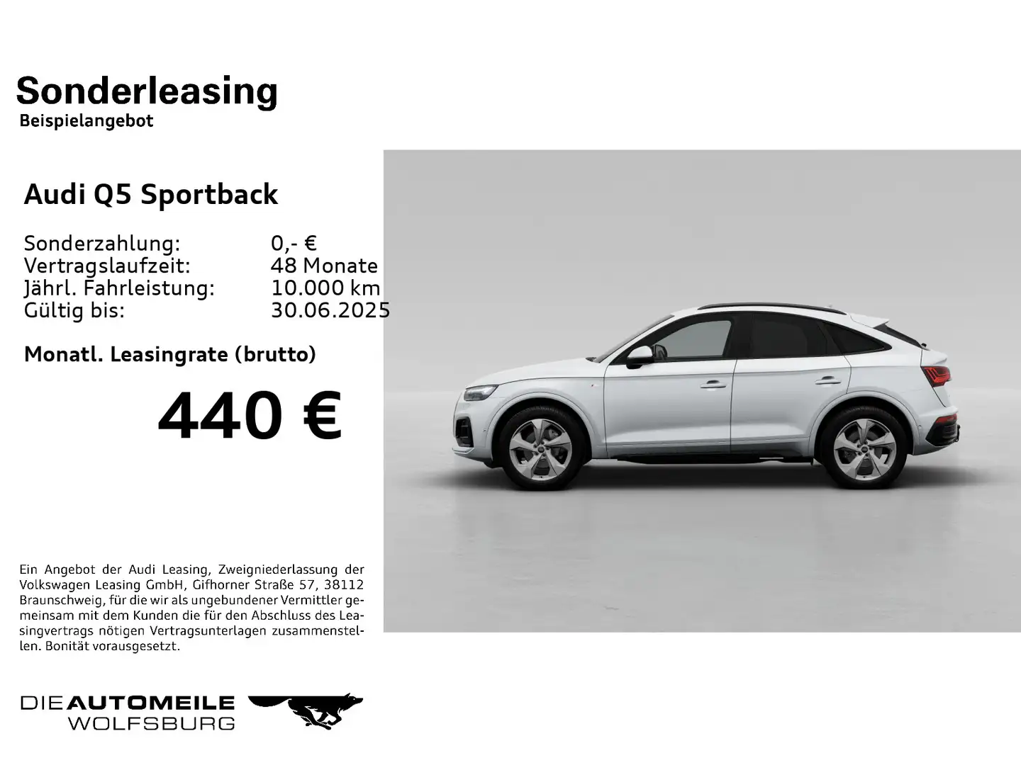 Audi Q5 45 TFSI quattro S tronic S line AHK Weiß - 2