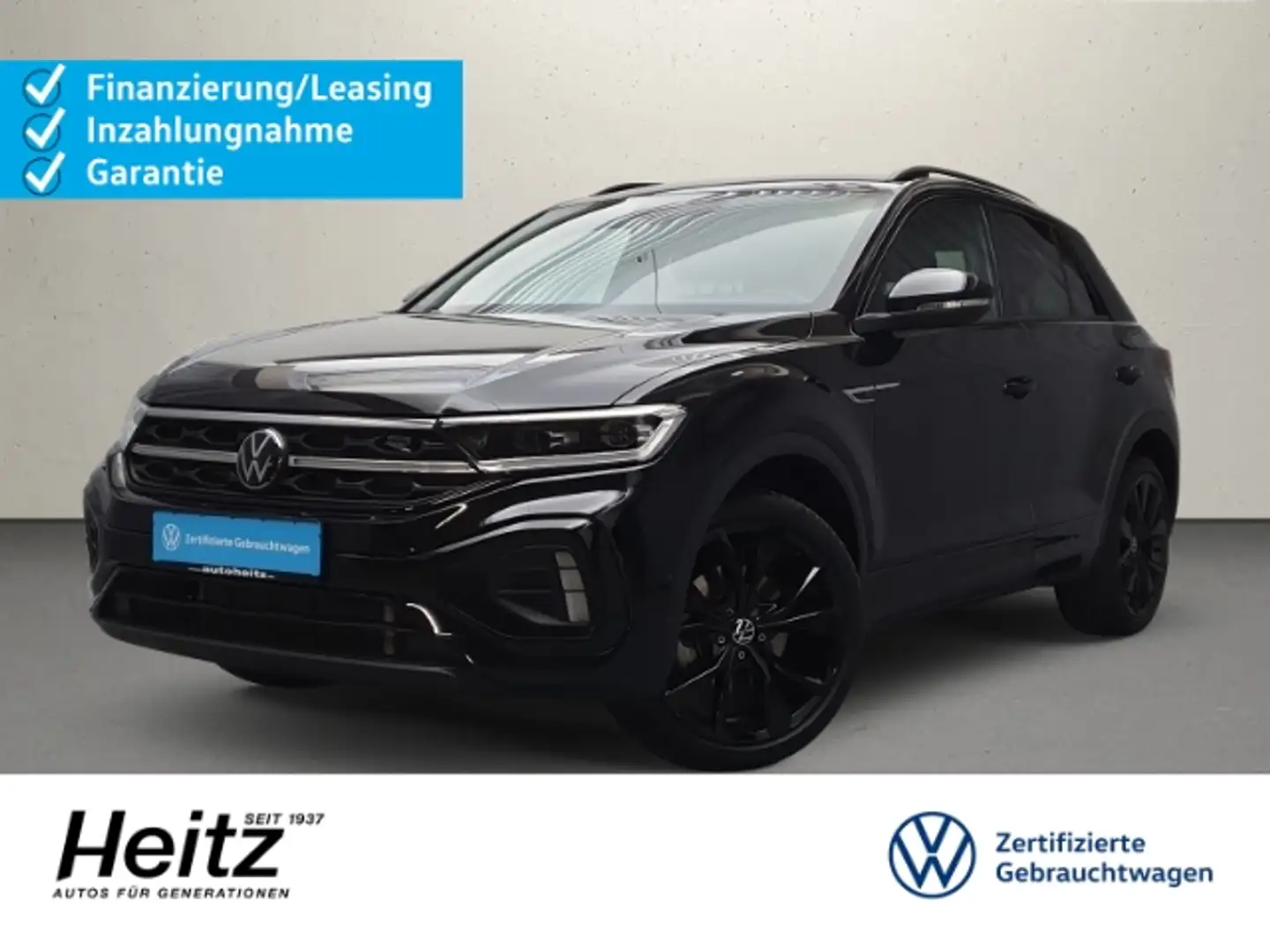 Volkswagen T-Roc TSI 4MOTION DSG R-Line Navi LED ACC RFK Schwarz - 1