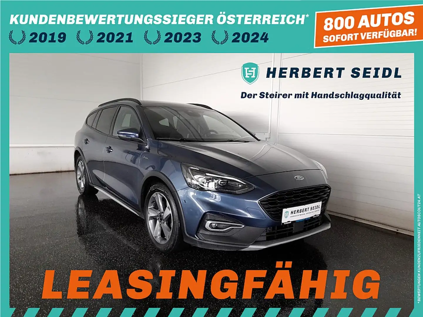 Ford Focus Turnier Active X 2,0 EcoBlue Aut. *SKY / MATRIX... Azul - 1