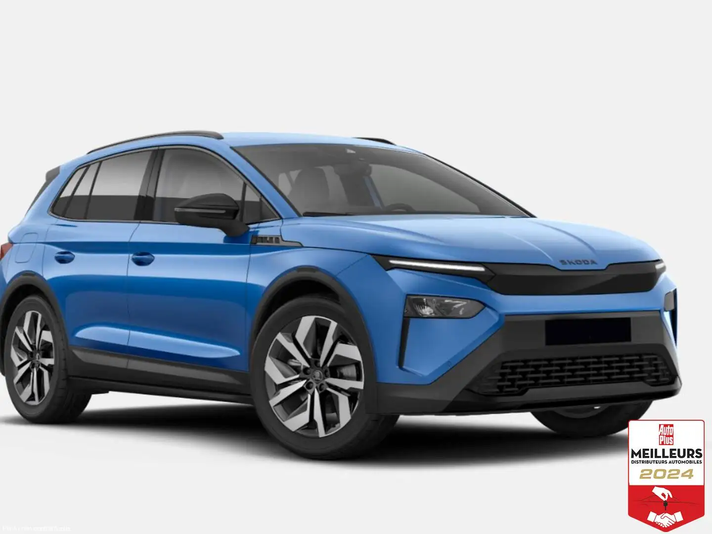 Skoda Elroq 204 Batterie 60 Sportline Bleu - 1