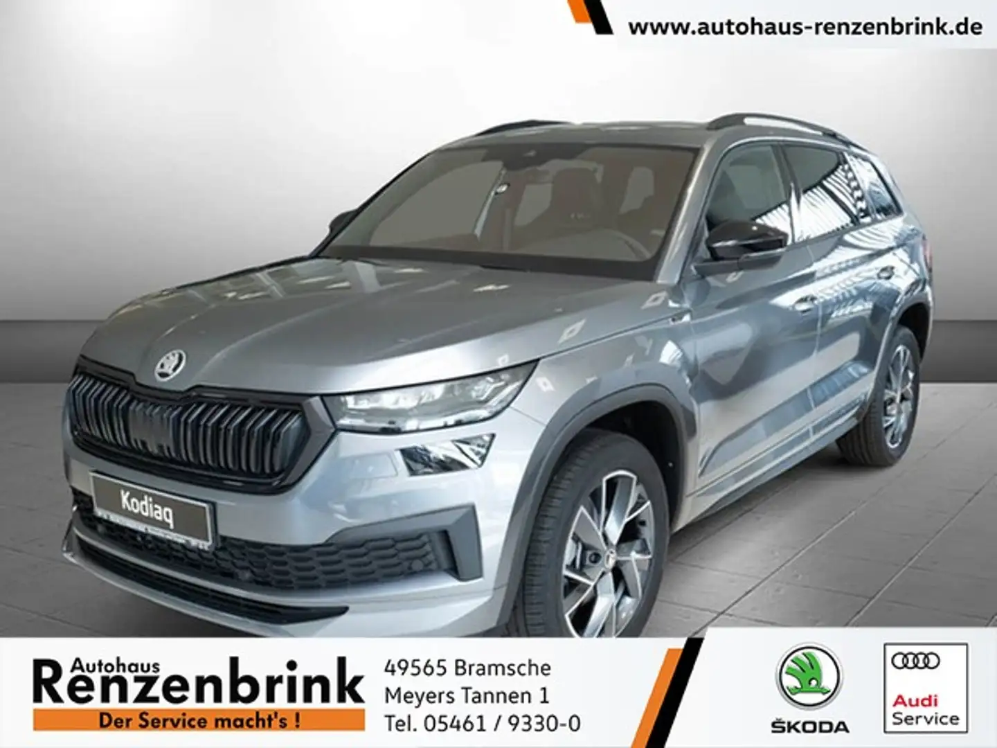 Skoda Kodiaq 2.0 TDI Sportline DSG MATRIX*AHK*ACC Grau - 1