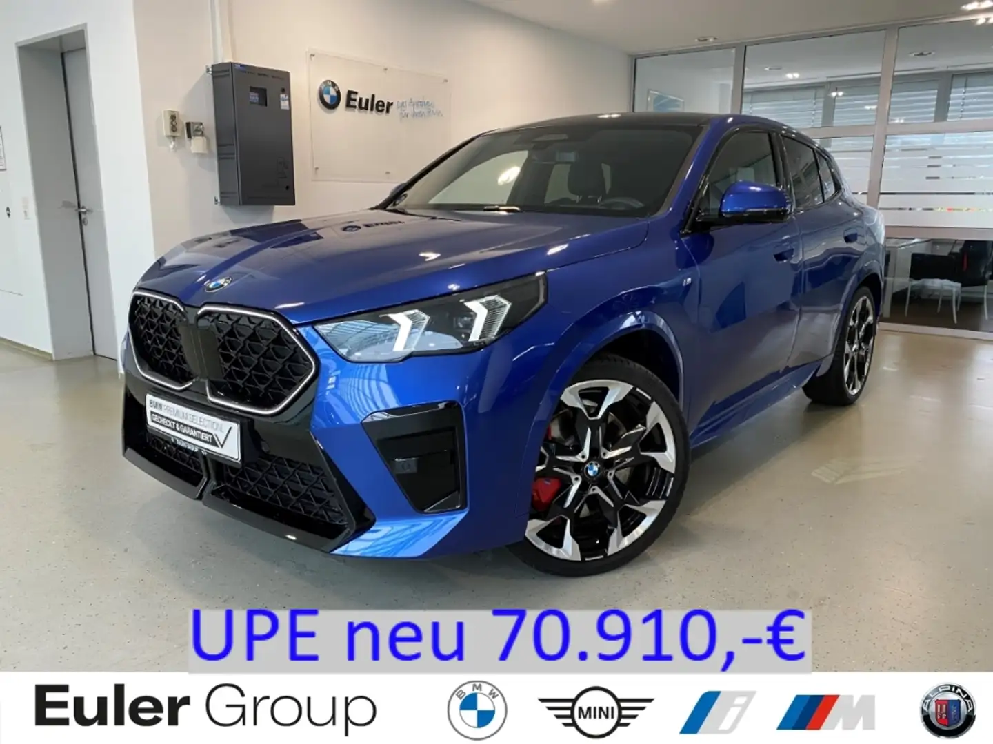 BMW X2 xDrive20d M Sport Pro 21'' IconGl Pano AHK H/K DAP Blau - 1