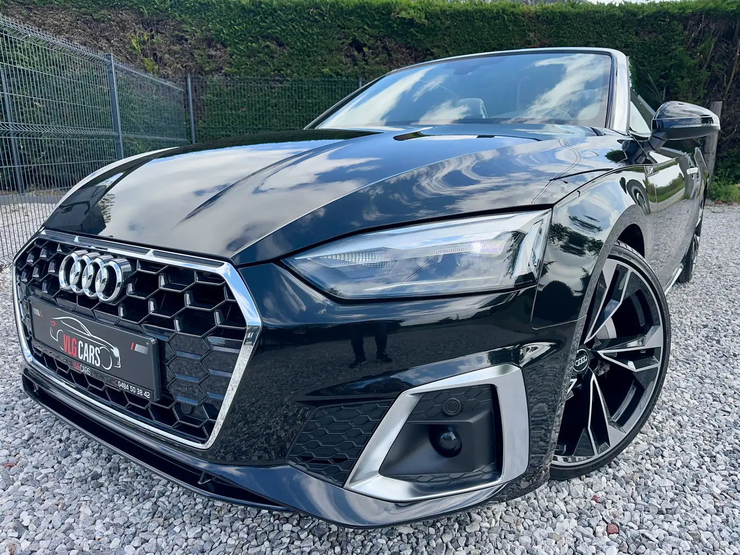 Audi A5 Cabriolet 40TFSI S line Massage Camera Full Option Noir - 2