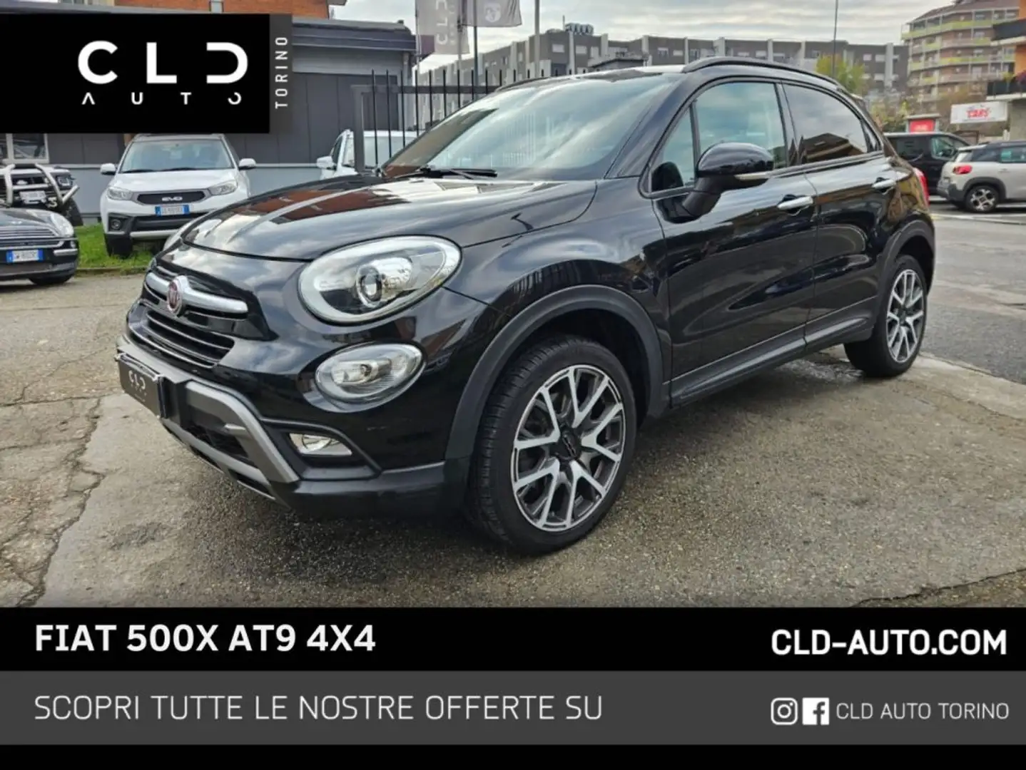 Fiat 500X 2.0 MultiJet 140 CV AT9 4x4 Cross Nero - 1
