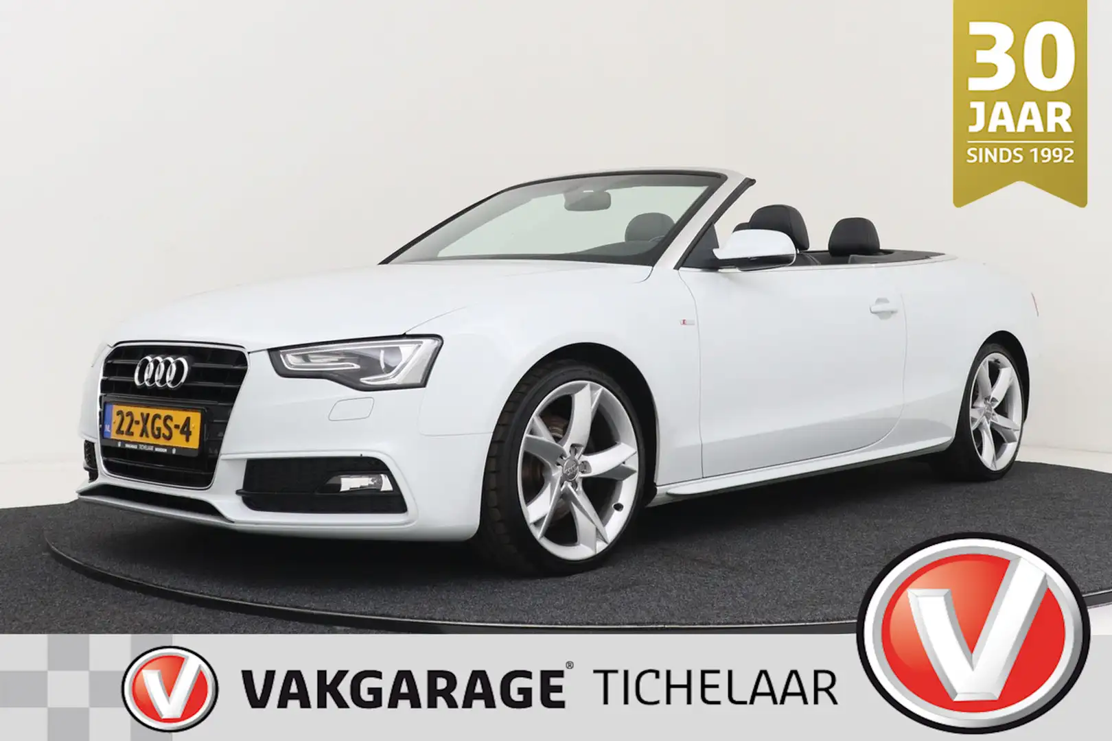 Audi A5 Cabriolet 1.8 TFSI Pro Line S-Line | Trekhaak | Or Wit - 1