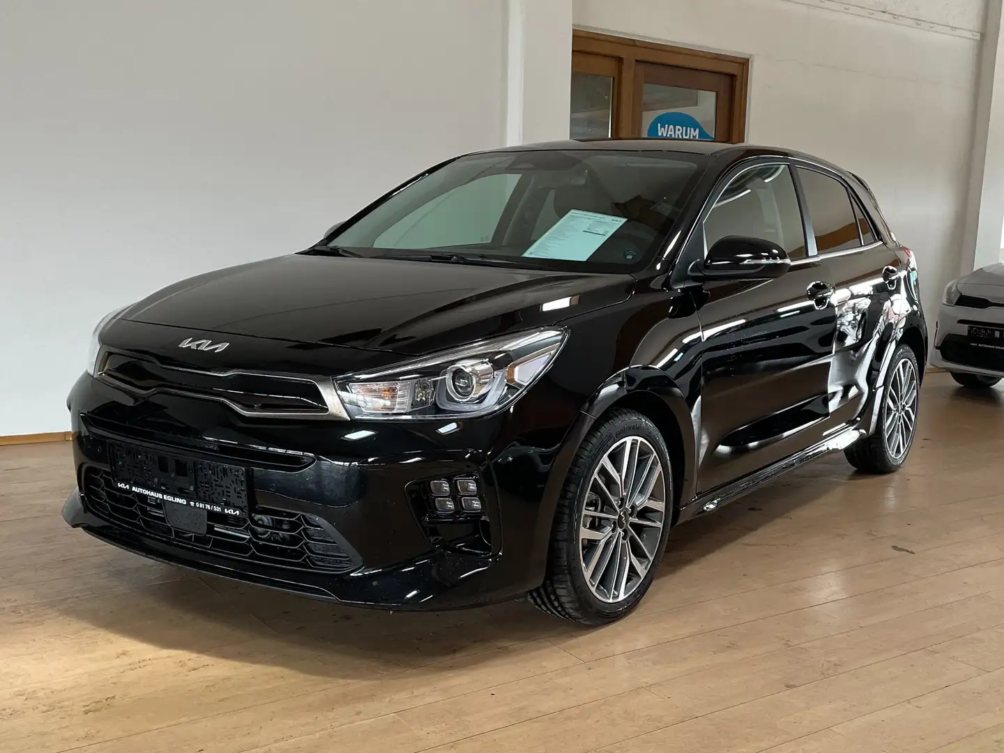 Kia Rio 1.0 T-GDI 120 MH GT Line, Navi, Tech Zwart - 1